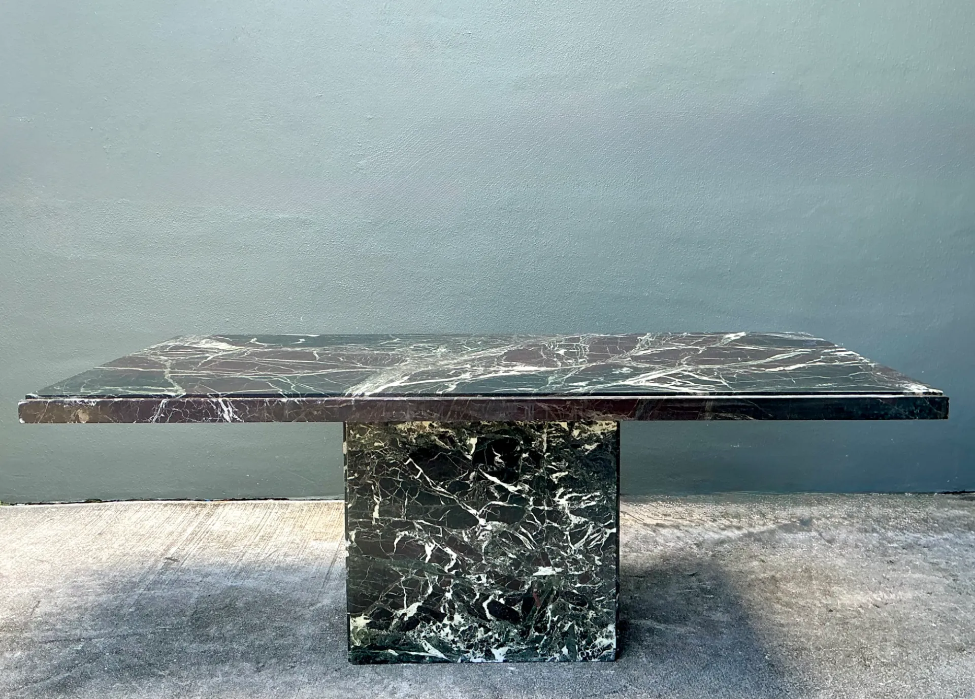 Vintage Italian Stone International Marble Dining Table — additional photo 5