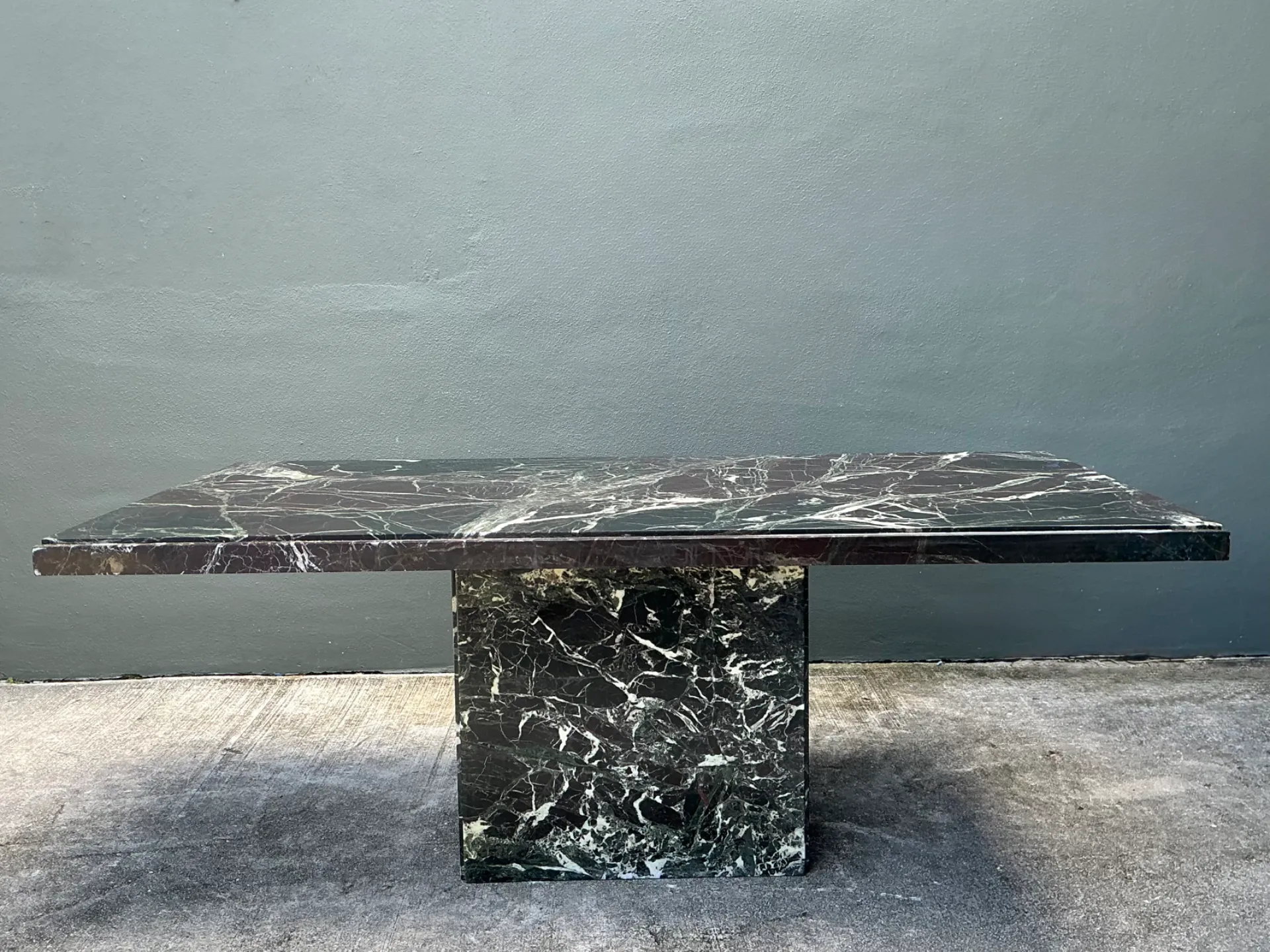 Vintage Italian Stone International Marble Dining Table — additional photo 3