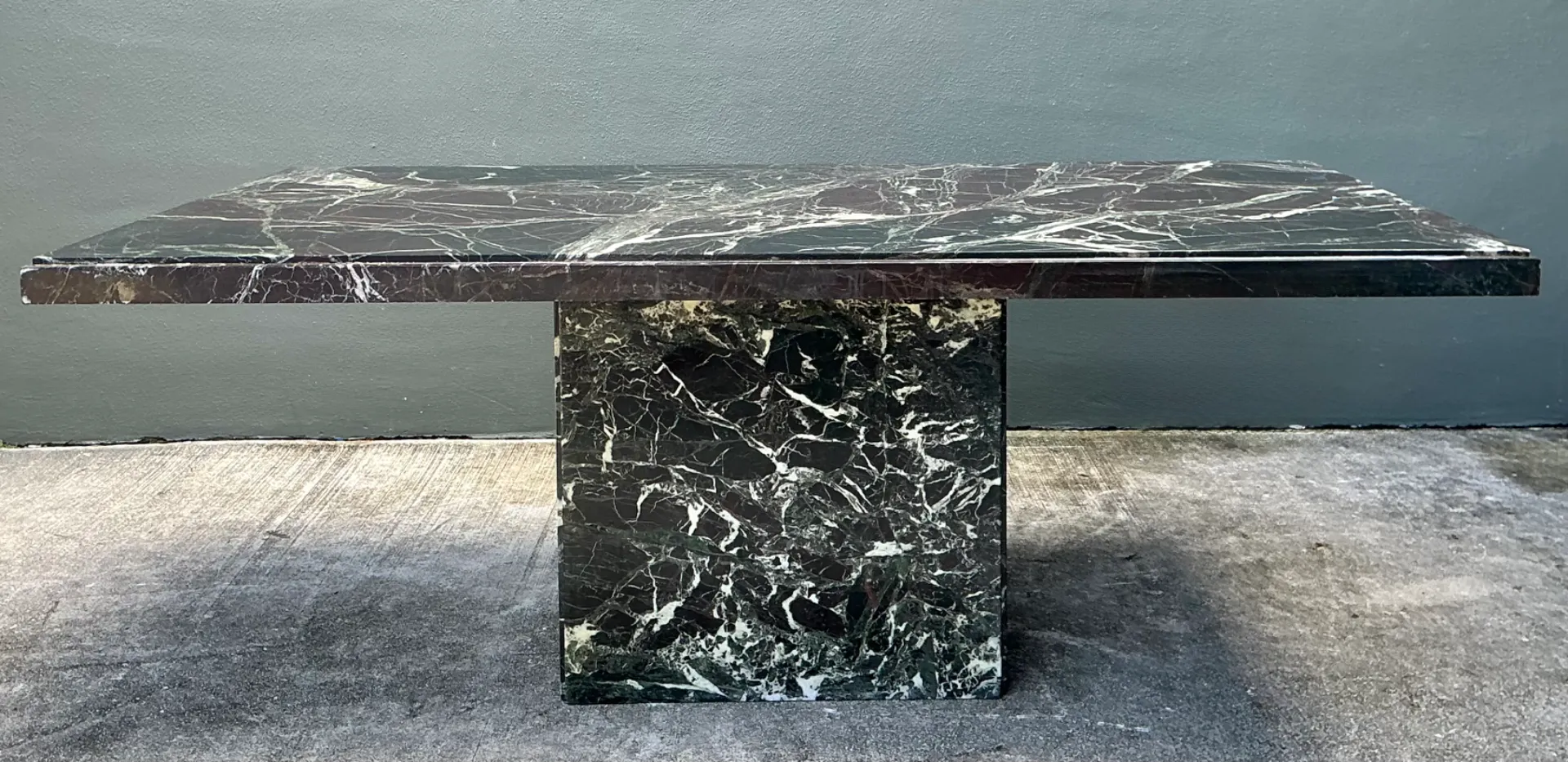 Vintage Italian Stone International Marble Dining Table — additional photo 1
