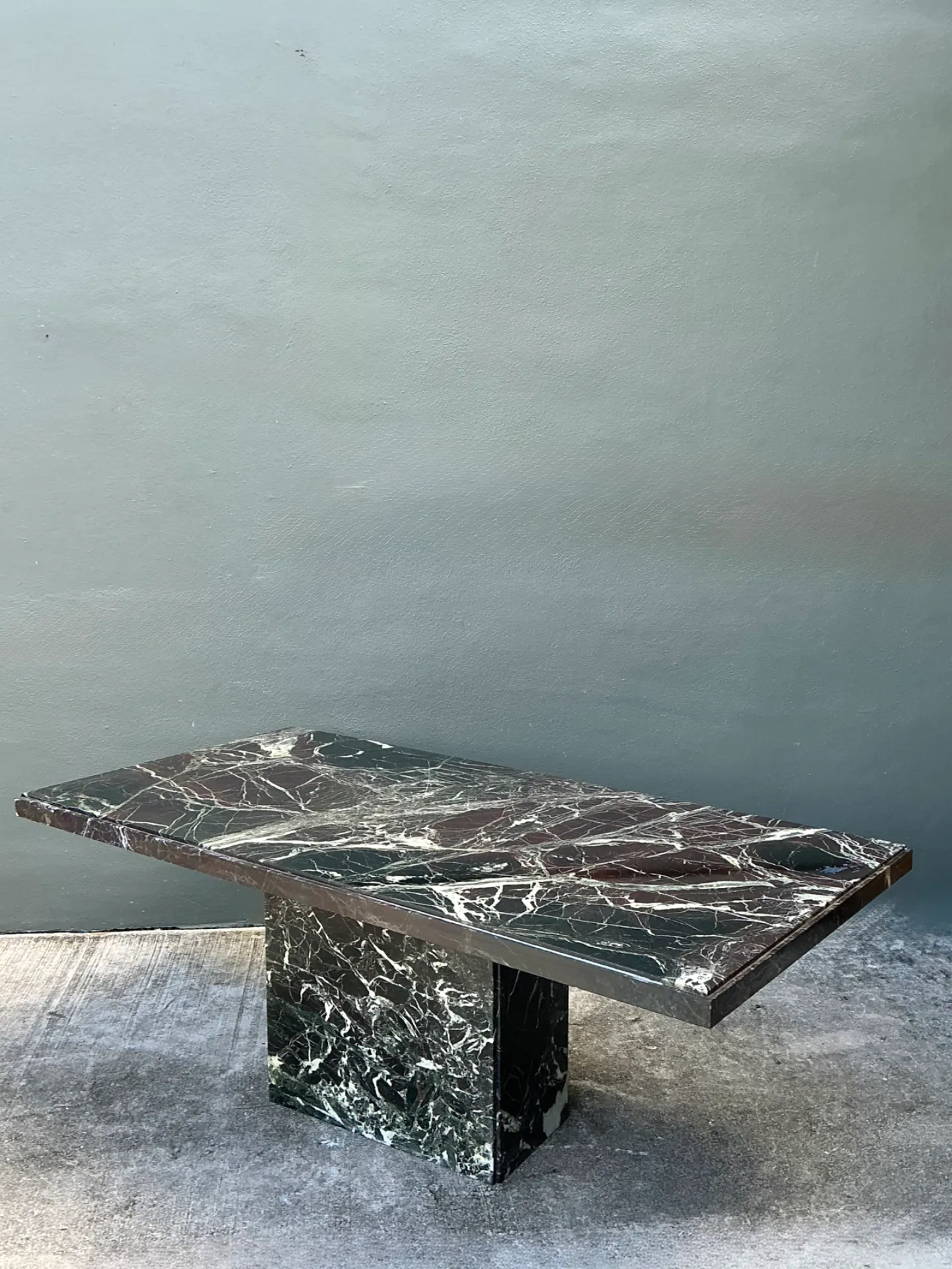 Vintage Italian Stone International Marble Dining Table — additional photo 6