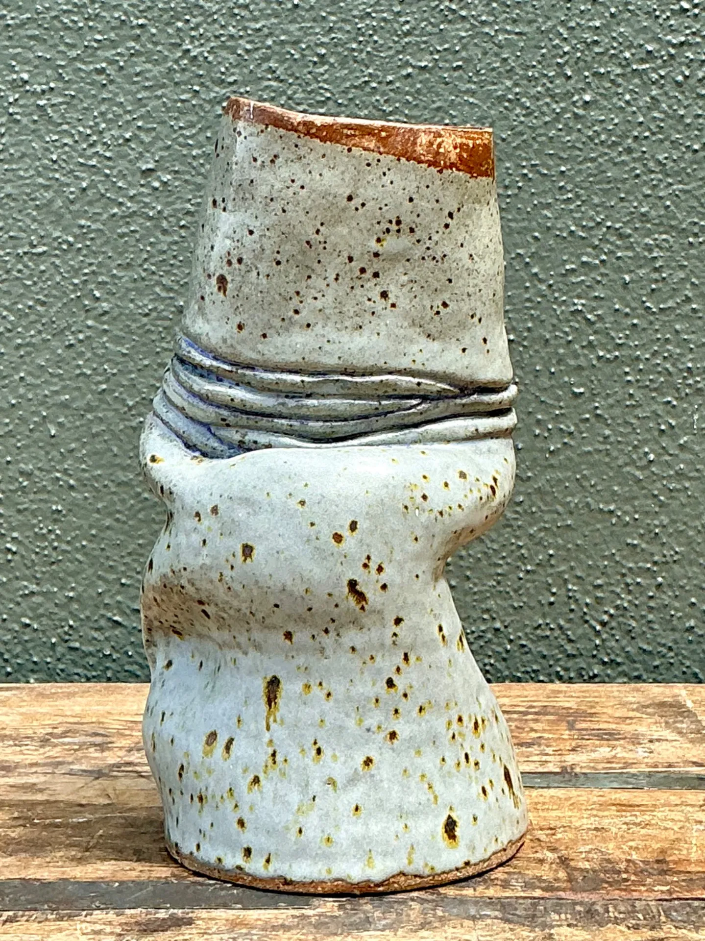 Vintage Abstract Form Ceramic Vase — additional photo 6