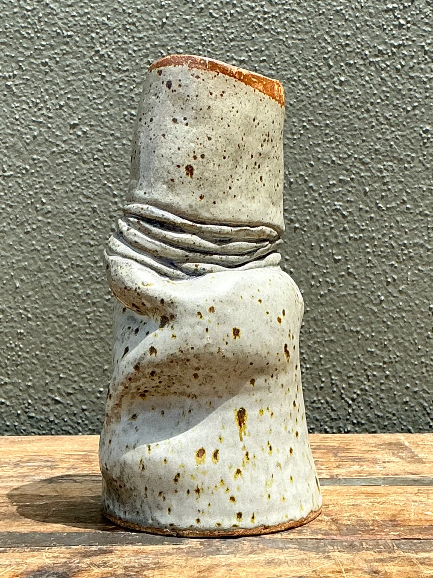 Vintage Abstract Form Ceramic Vase — additional photo 7