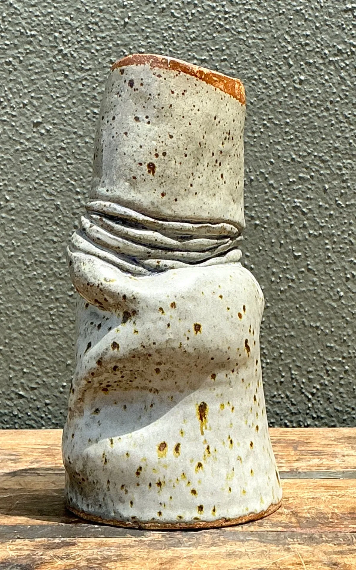 Vintage Abstract Form Ceramic Vase — additional photo 7