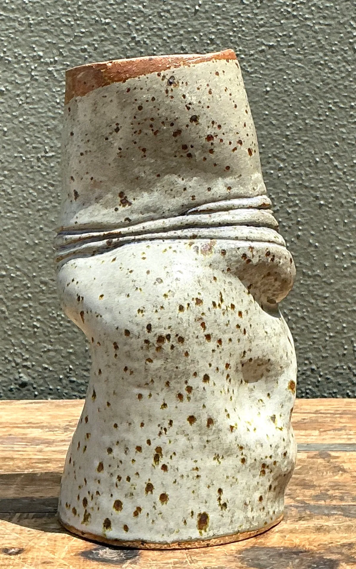 Vintage Abstract Form Ceramic Vase — additional photo 4