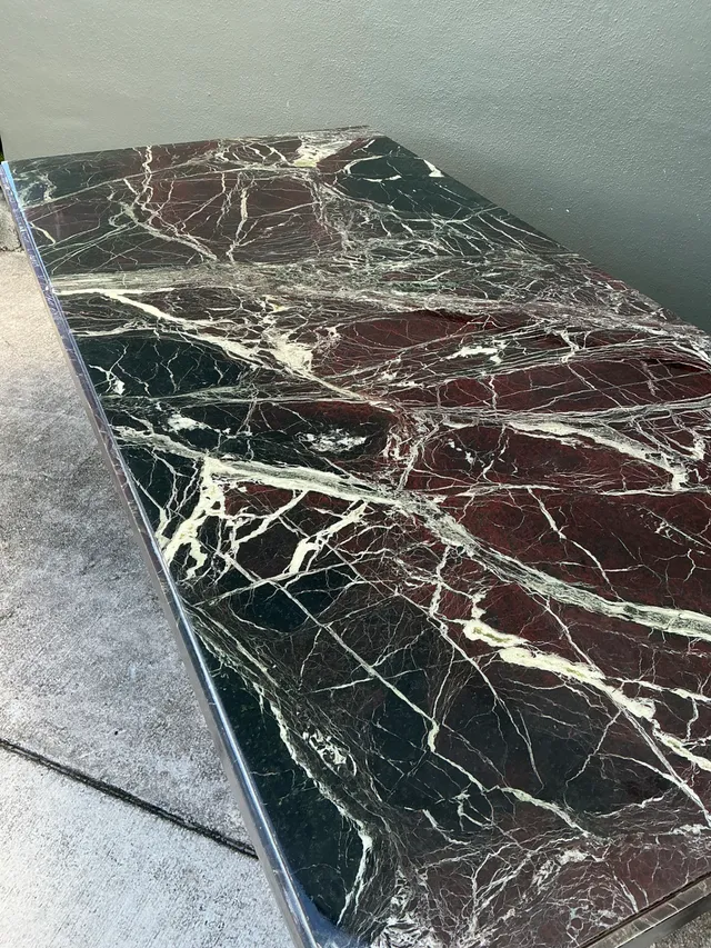 Vintage Italian Stone International Marble Dining Table — additional photo 4