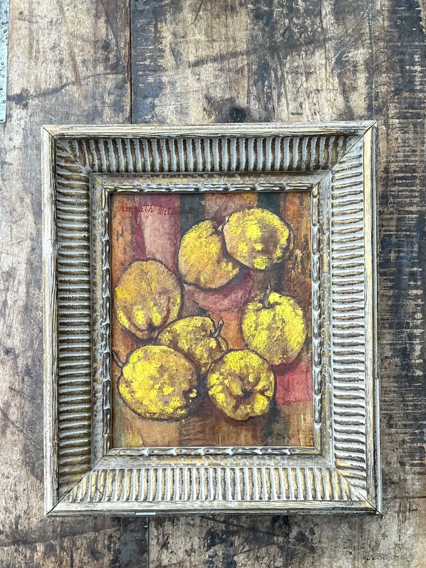 Vintage Framed Still Life Painting — additional photo 2