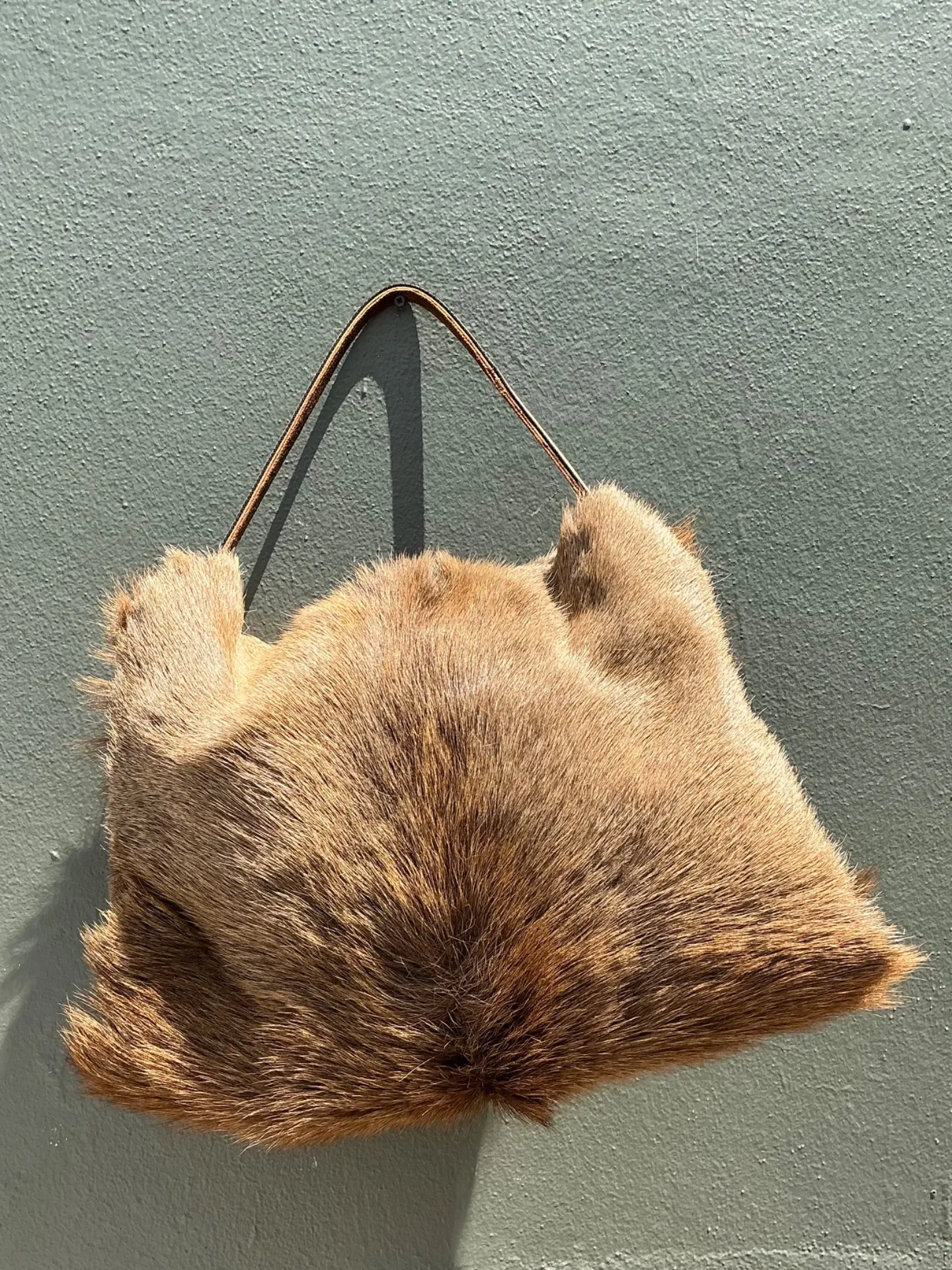 Vintage Elk Fur and Leather Bag — additional photo 4