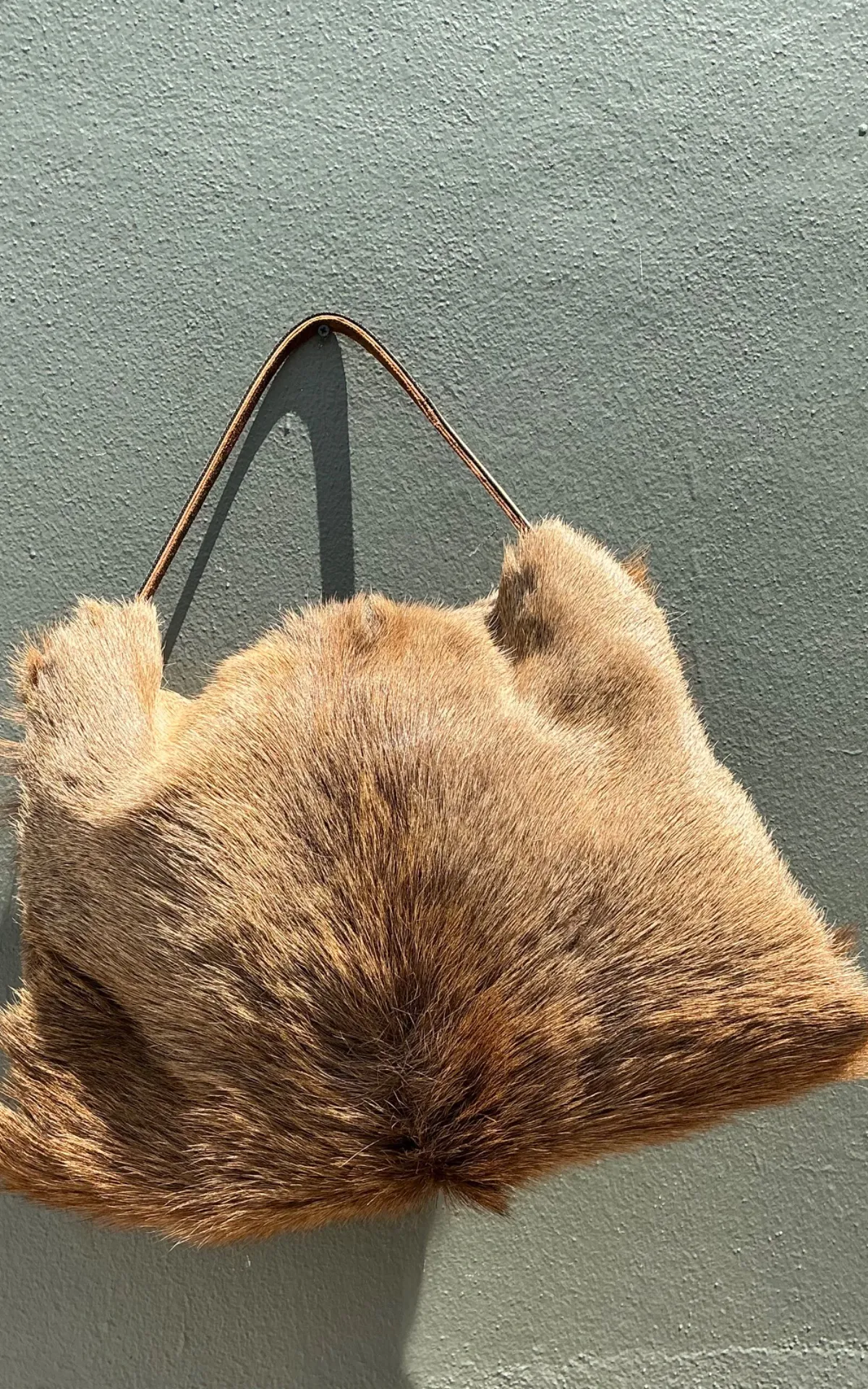 Vintage Elk Fur and Leather Bag — additional photo 2