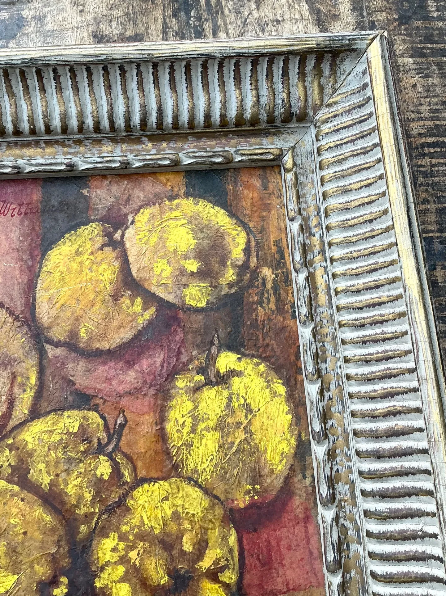 Vintage Framed Still Life Painting — additional photo 4