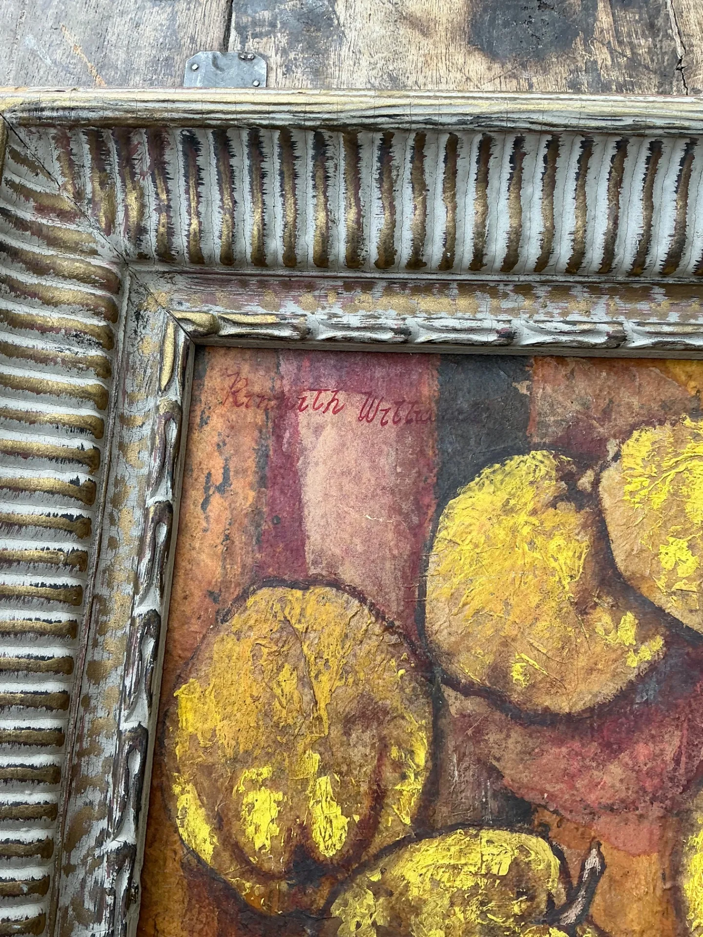 Vintage Framed Still Life Painting — additional photo 7