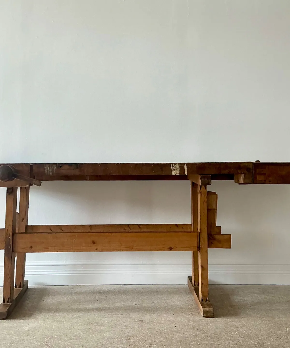 Vintage Rustic Wooden Workbench — additional photo 5