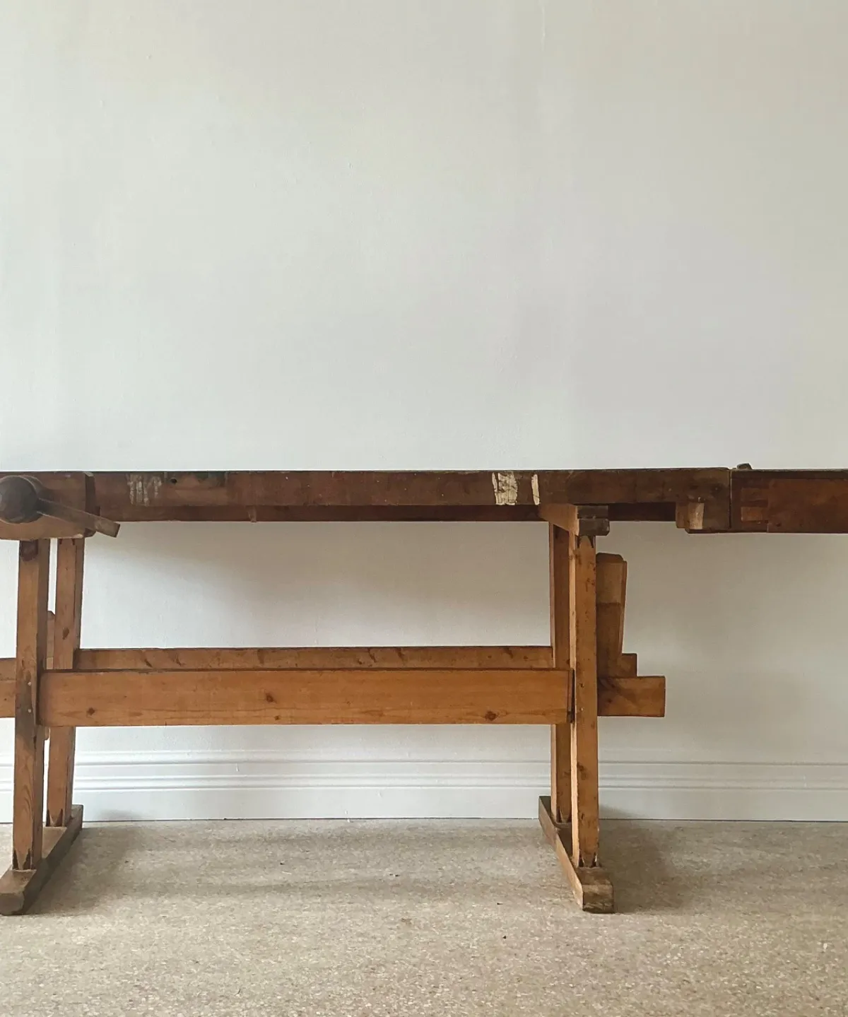 Vintage Rustic Wooden Workbench — additional photo 6