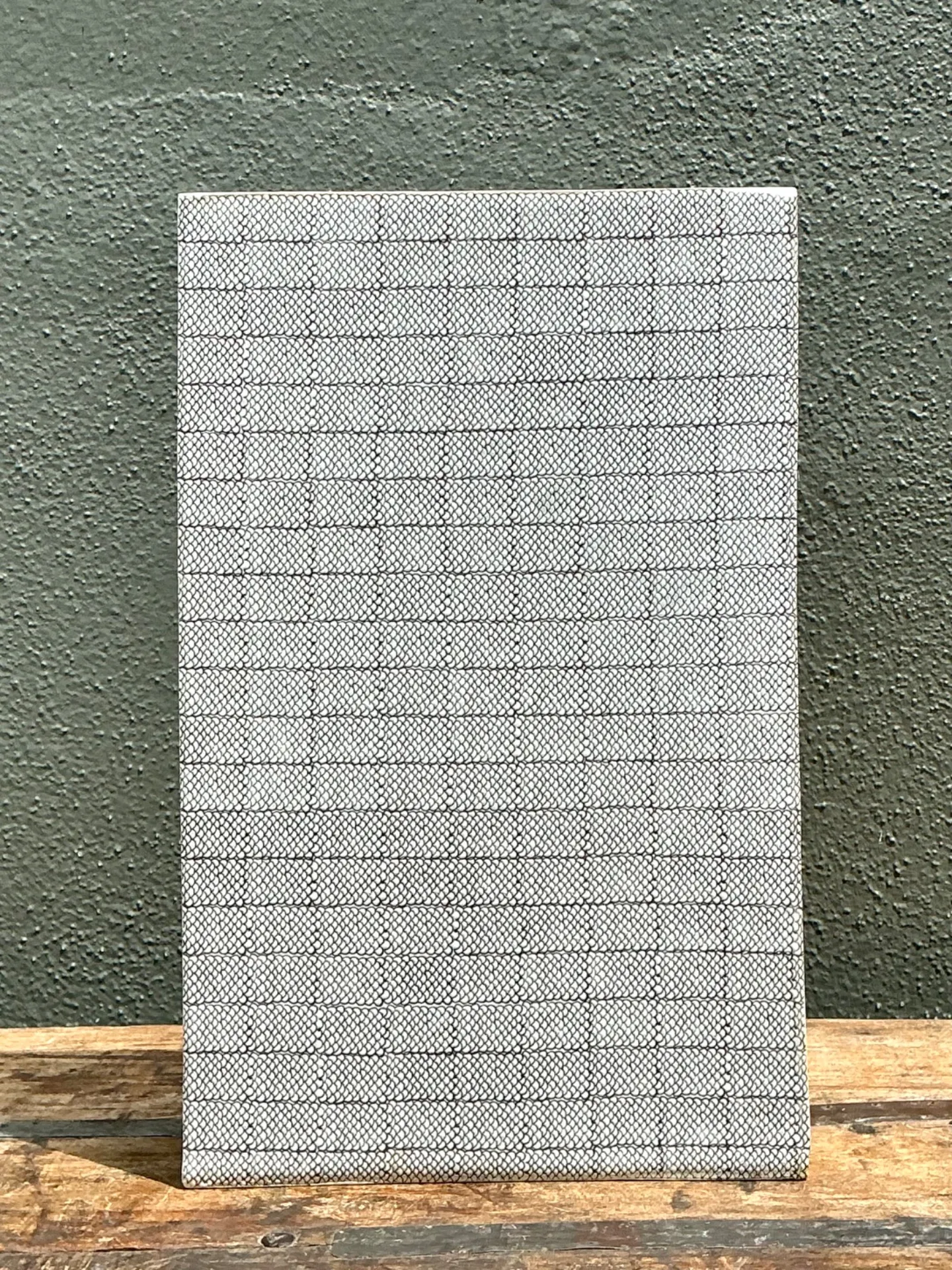 Vintage Grid Pattern Ceramic Vase — additional photo 7