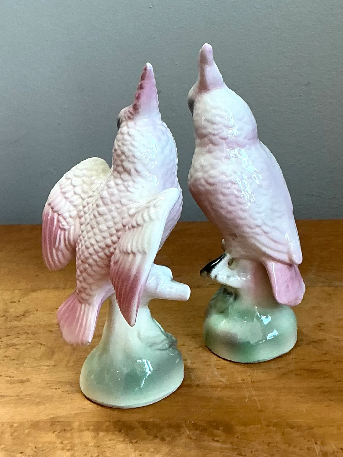 Vintage Ceramic Cockatoo Figurines - Pair — additional photo 7