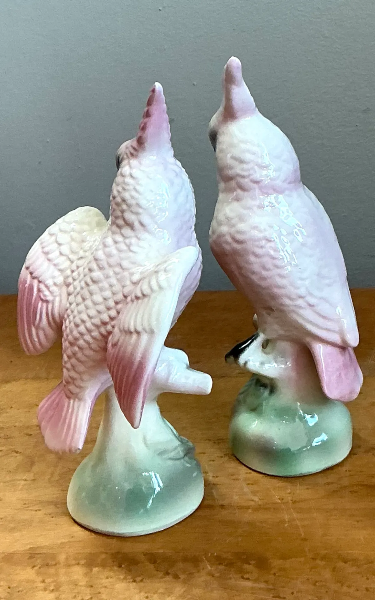 Vintage Ceramic Cockatoo Figurines - Pair — additional photo 7