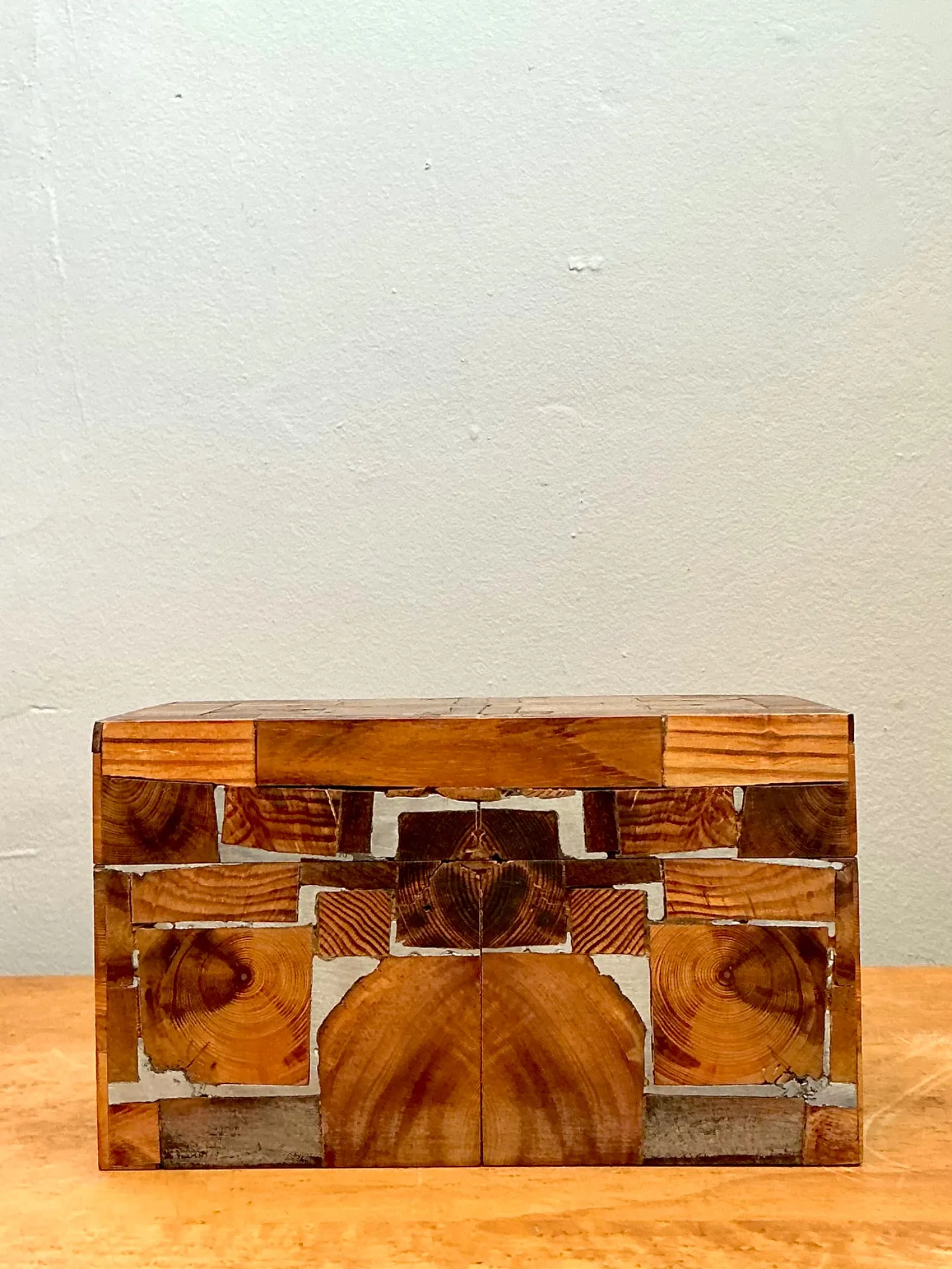Vintage Wood Mosaic Box — additional photo 8