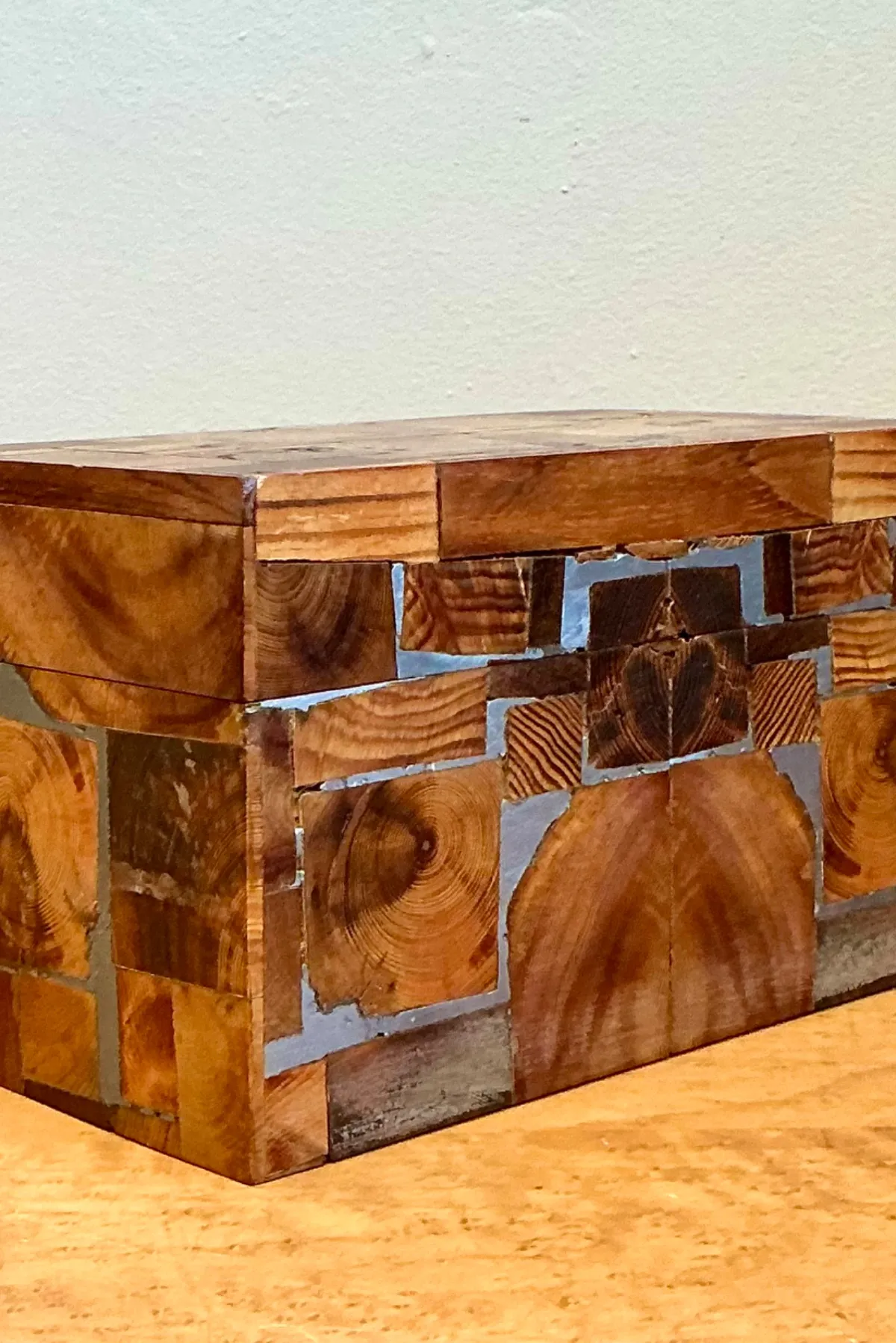 Vintage Wood Mosaic Box — additional photo 7