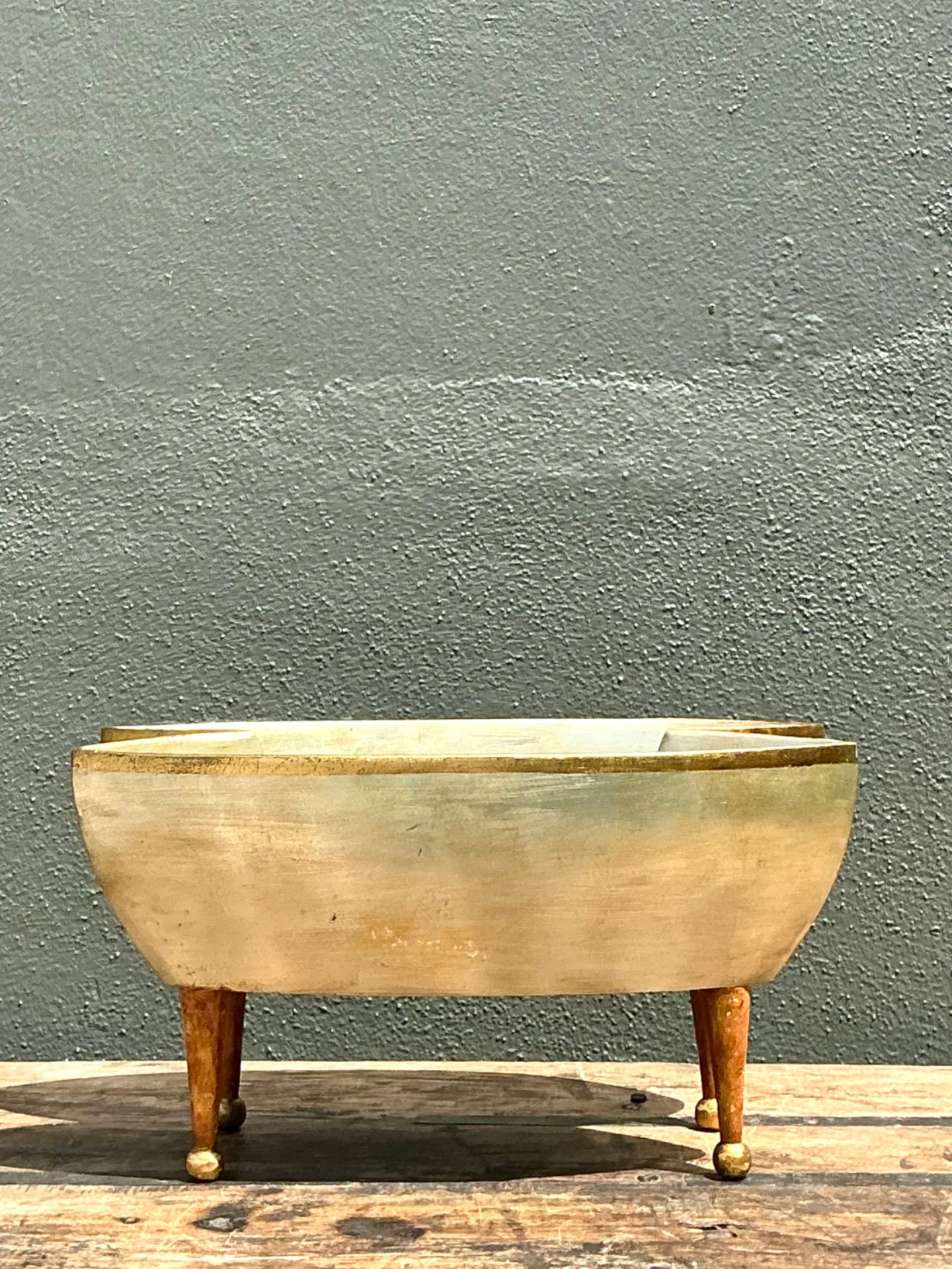 Vintage Footed Decorative Bowl — additional photo 8