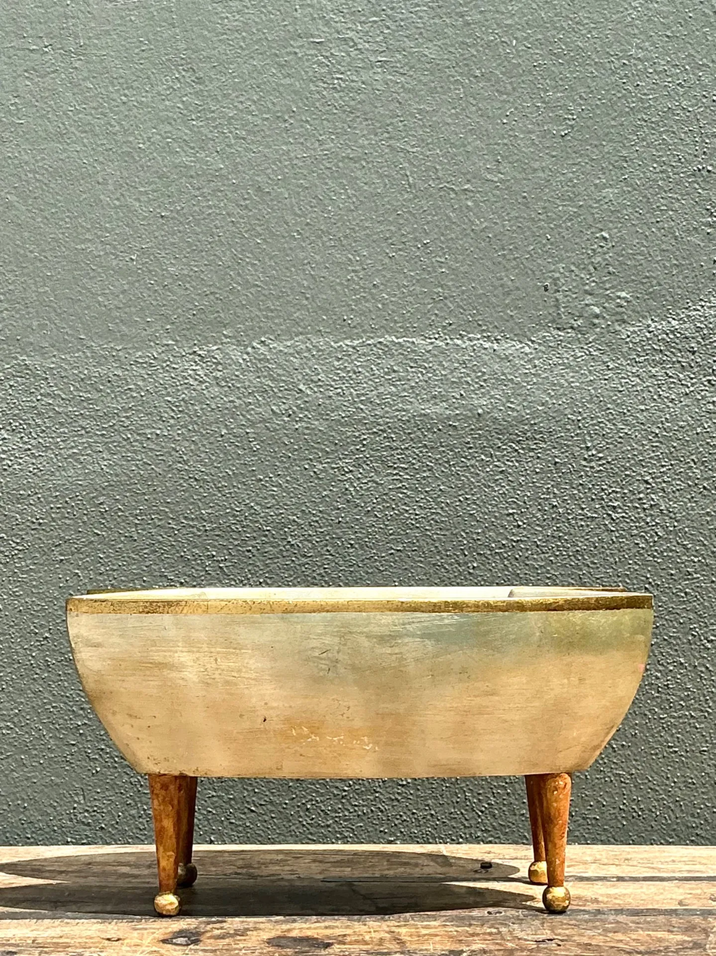Vintage Footed Decorative Bowl — additional photo 1