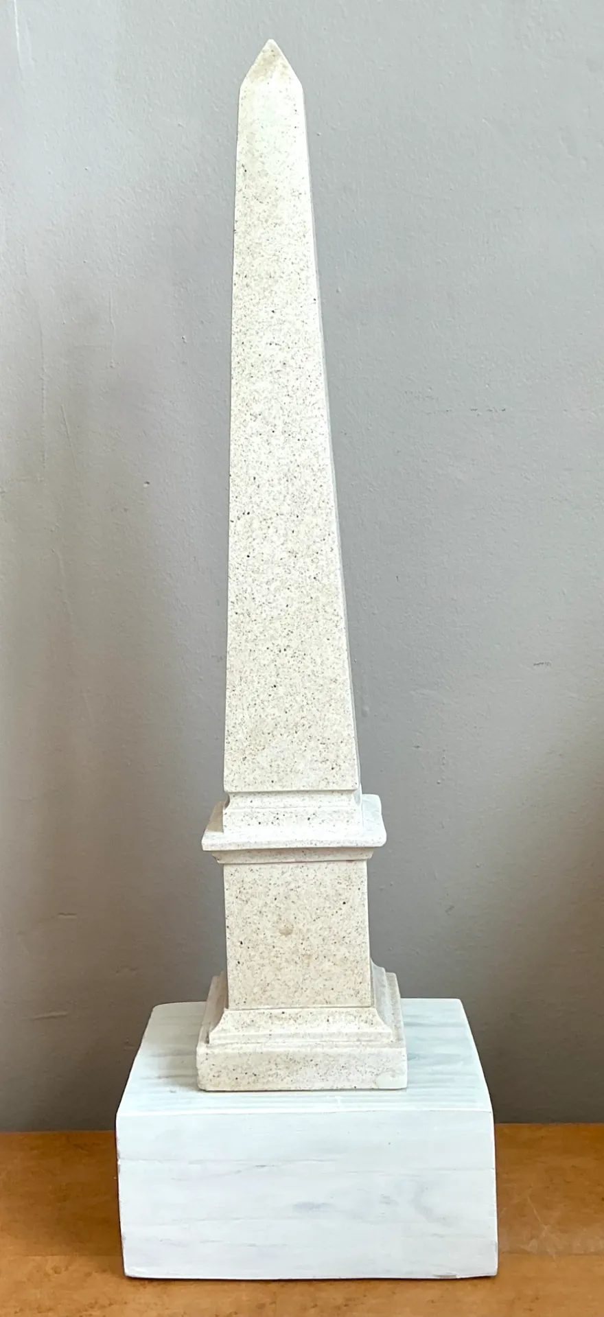 Vintage Stone and Wood Obelisk — additional photo 2