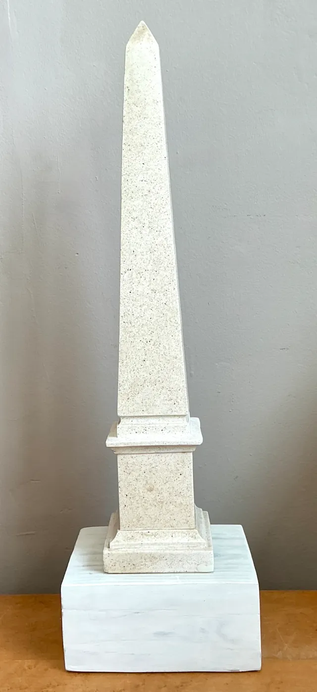 Vintage Stone and Wood Obelisk — additional photo 2