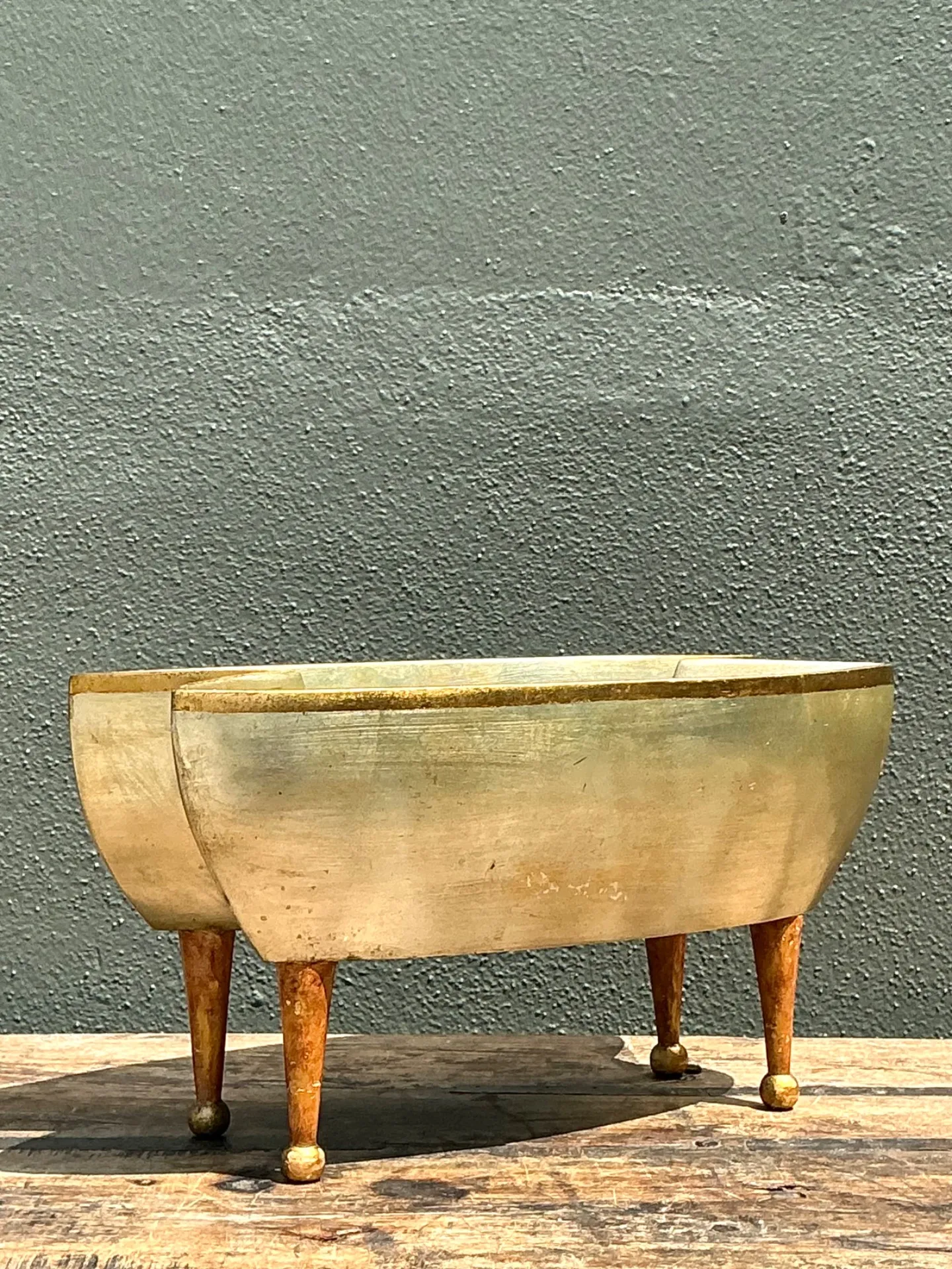 Vintage Footed Decorative Bowl — additional photo 7