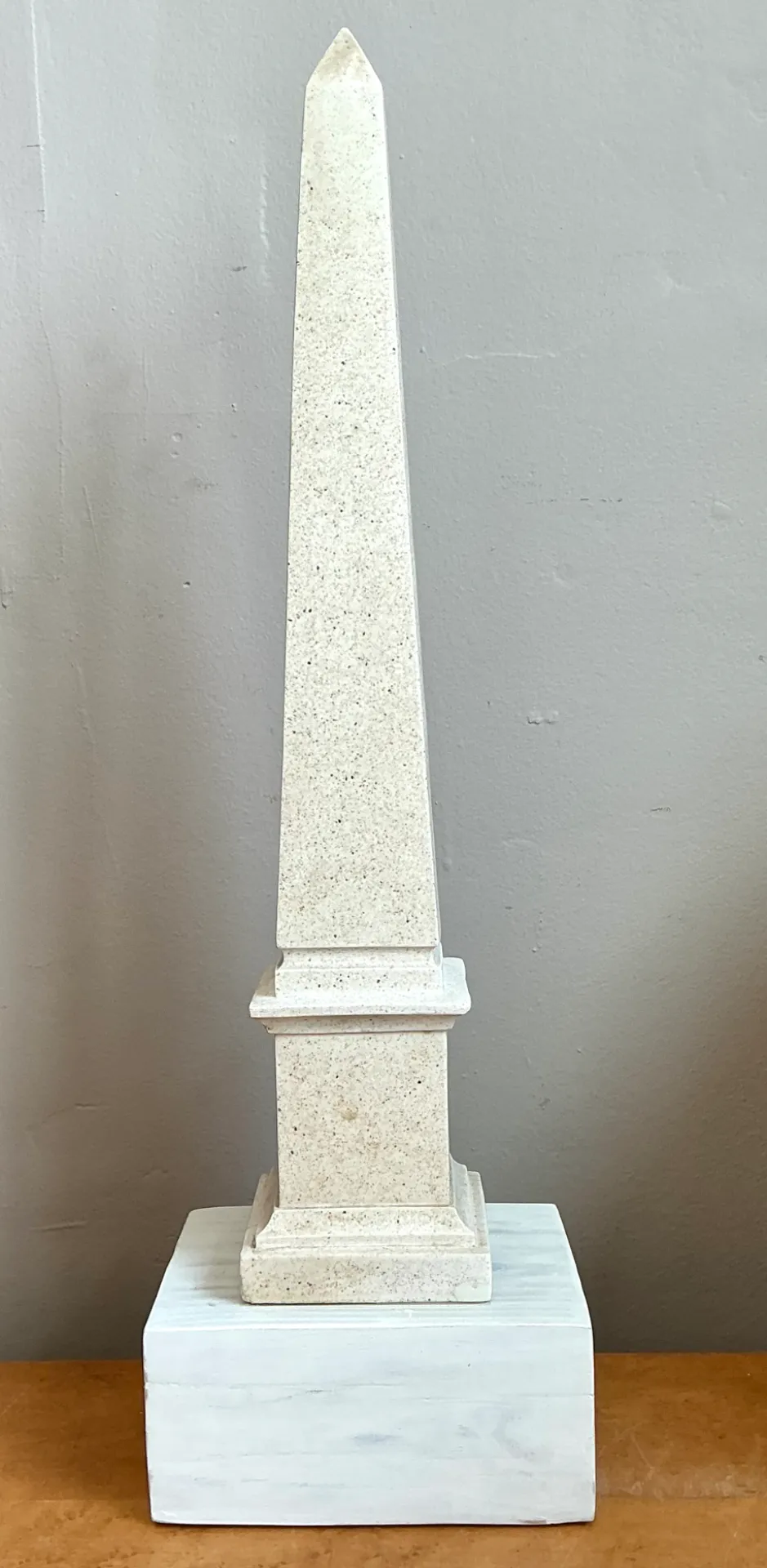 Vintage Stone and Wood Obelisk — additional photo 7
