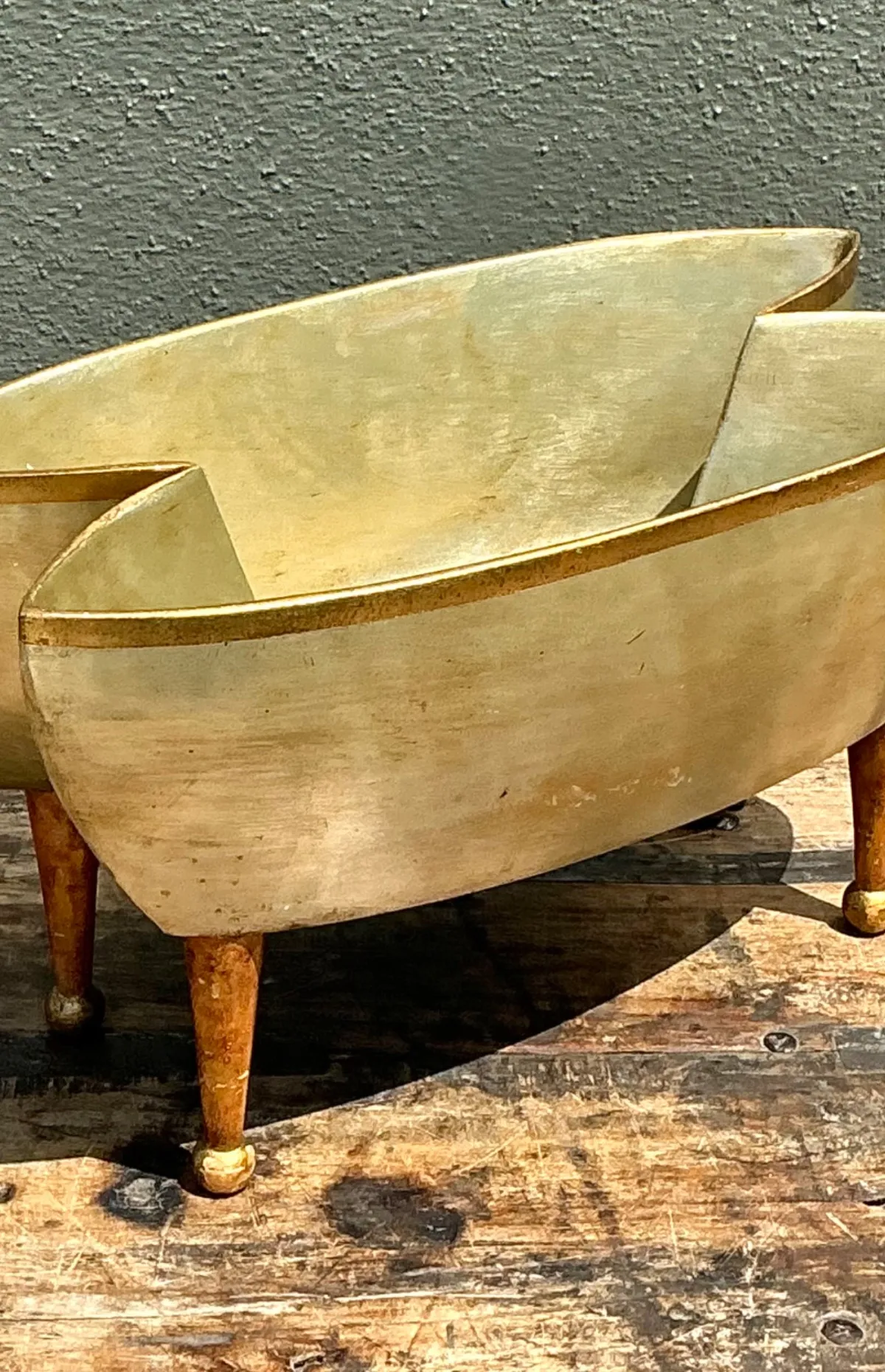 Vintage Footed Decorative Bowl — additional photo 4