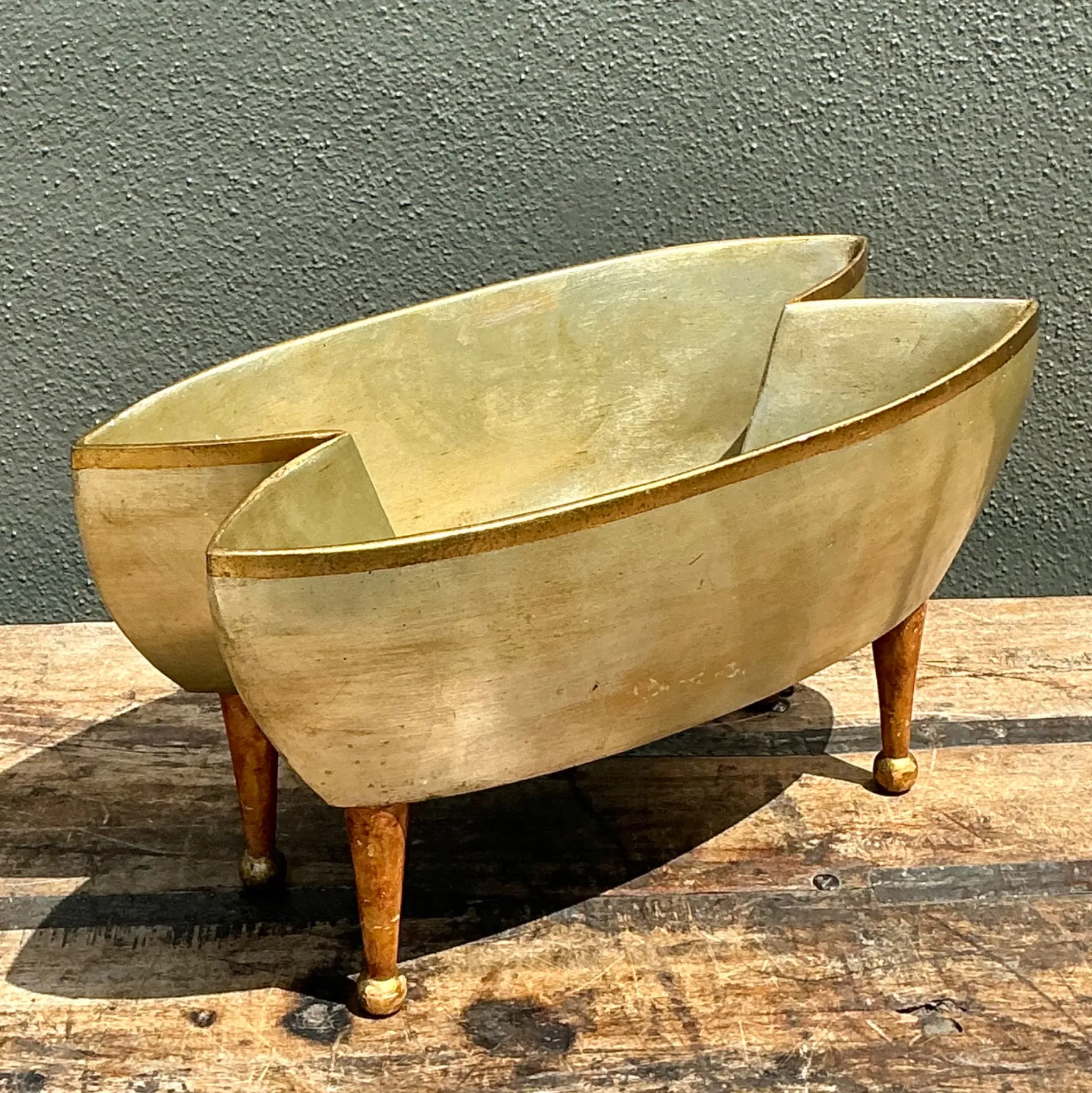Vintage Footed Decorative Bowl — additional photo 6