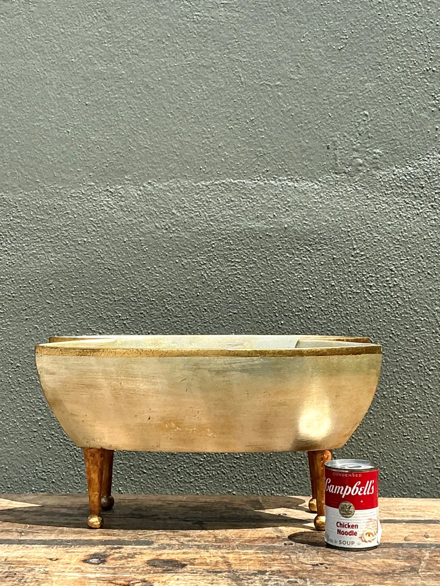 Vintage Footed Decorative Bowl — additional photo 2