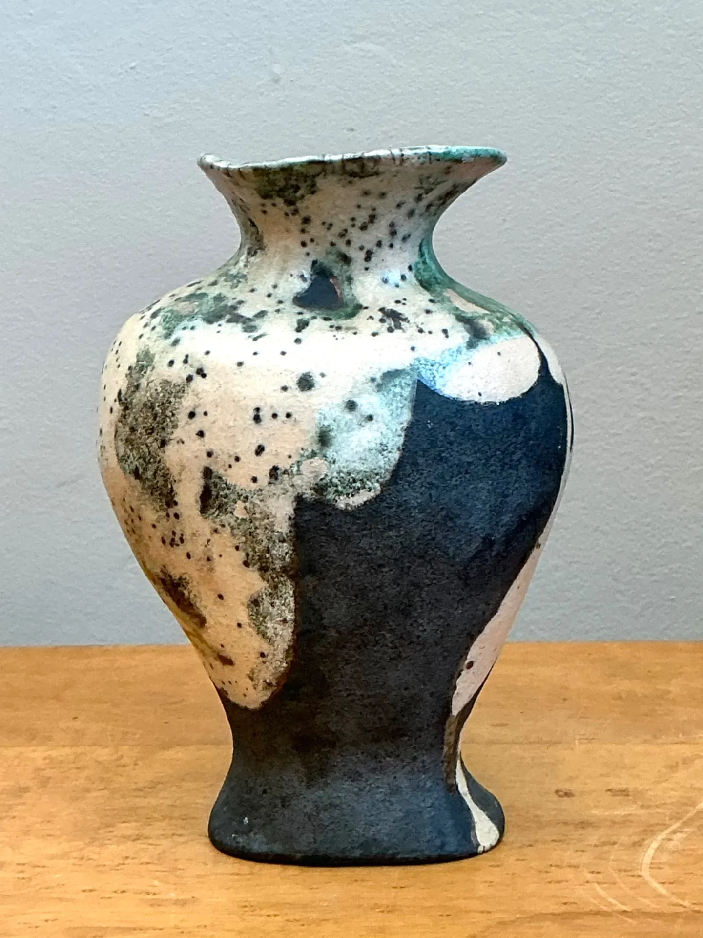 Vintage Abstract Glazed Ceramic Vase — additional photo 7