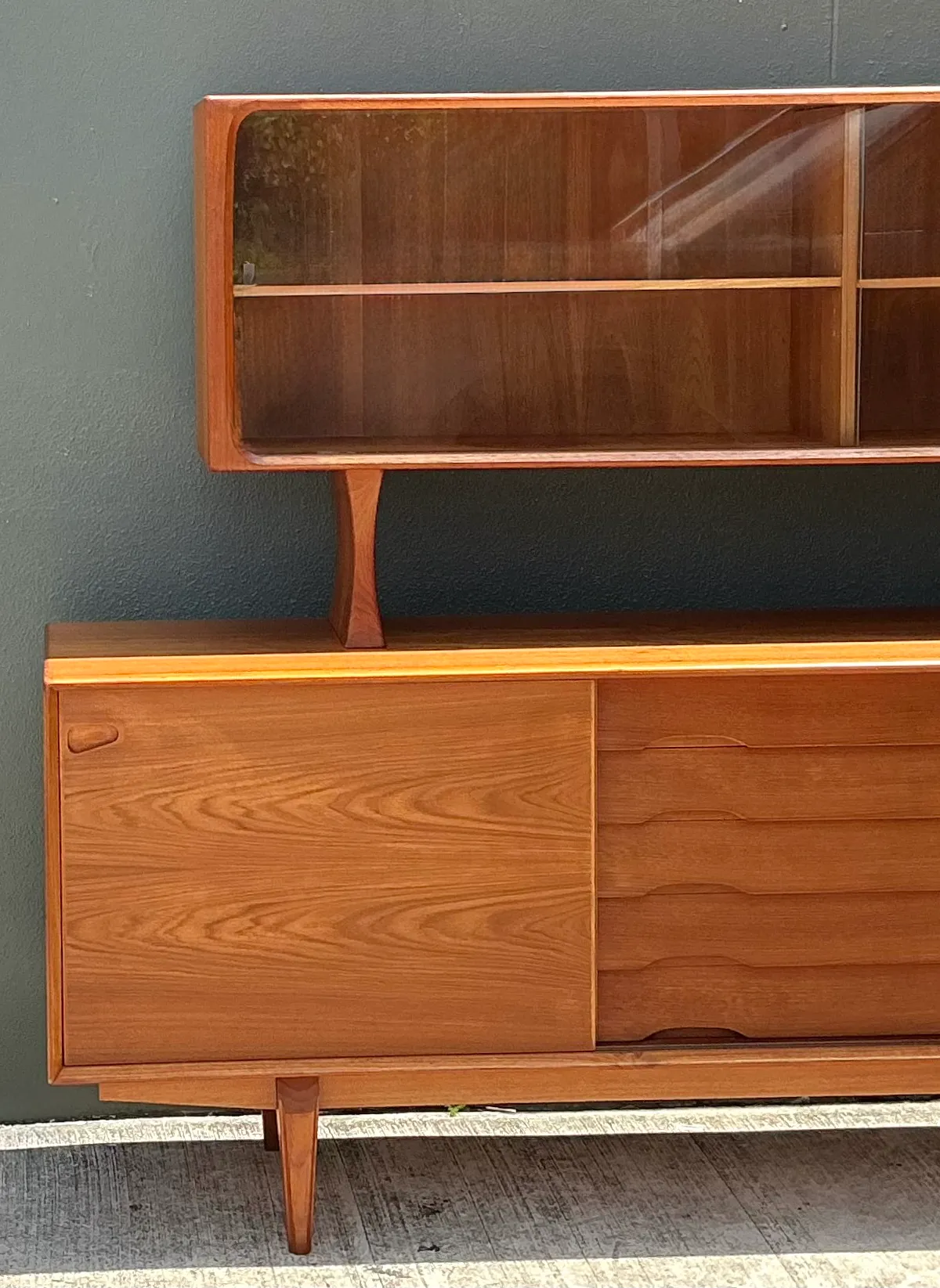 Vintage Drylund Danish Teak Hutch and Sideboard — additional photo 1