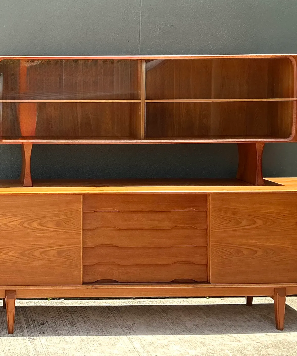 Vintage Drylund Danish Teak Hutch and Sideboard — additional photo 3