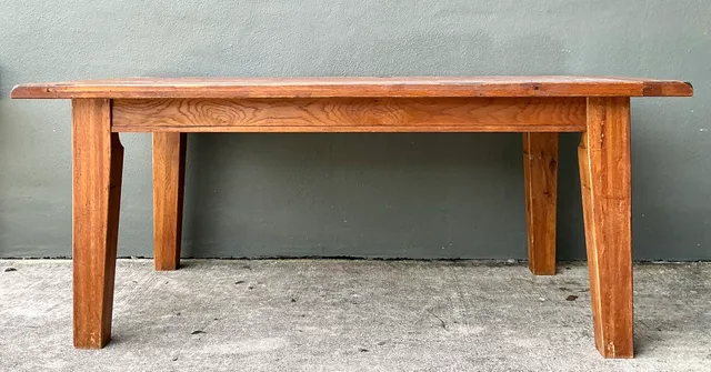 Vintage Solid Wood Farmhouse Table — additional photo 6