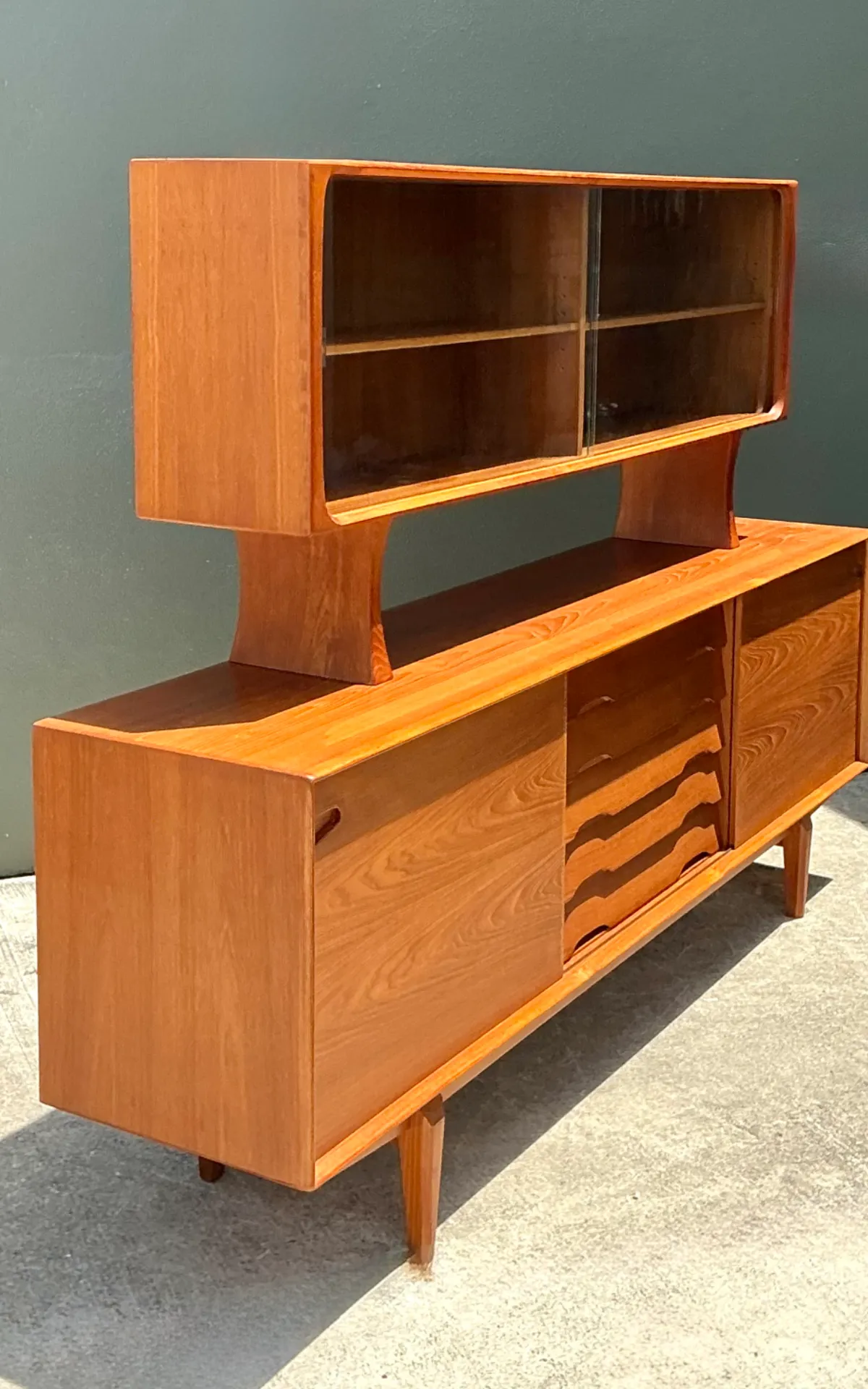 Vintage Drylund Danish Teak Hutch and Sideboard — additional photo 2