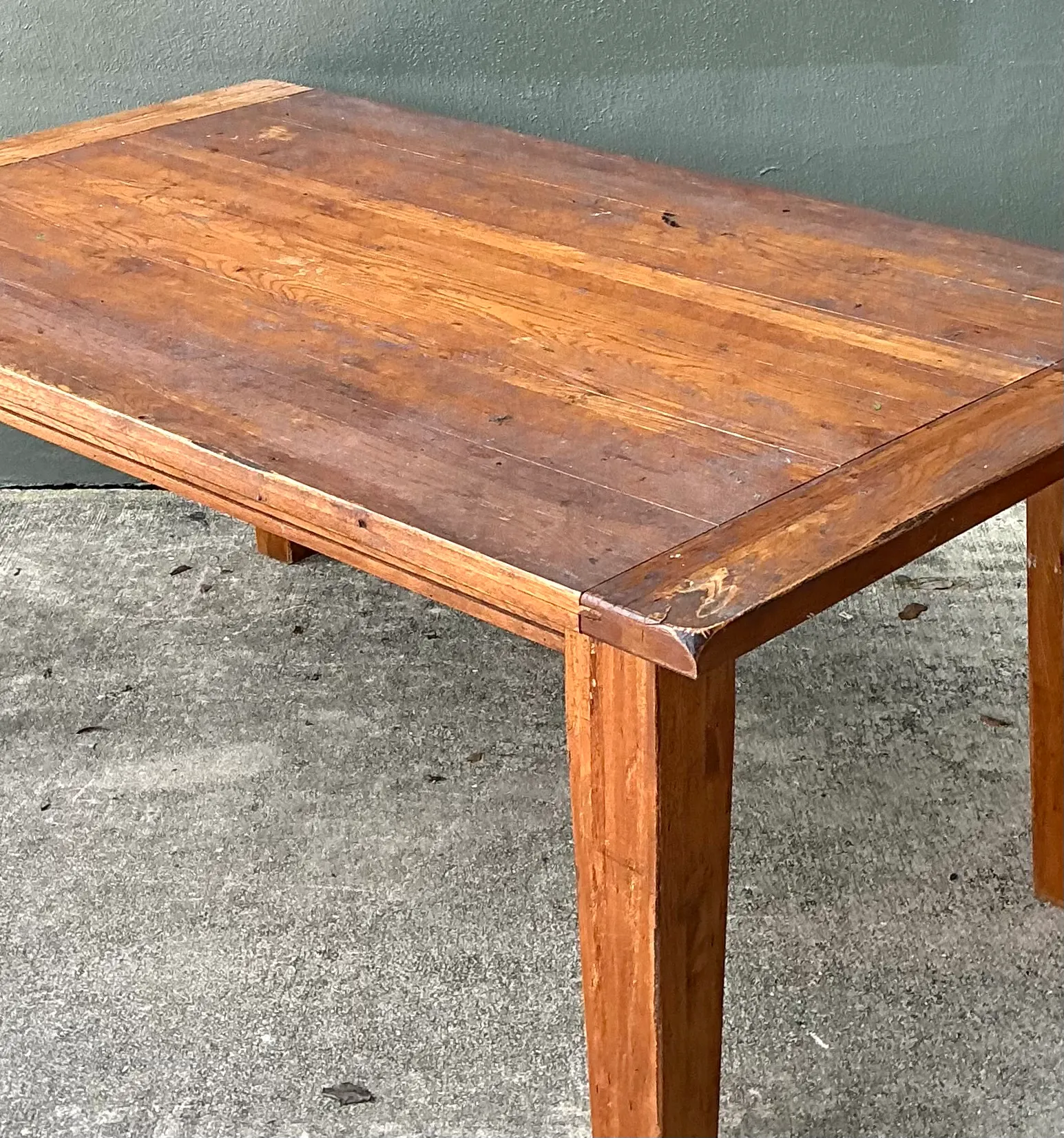Vintage Solid Wood Farmhouse Table — additional photo 5