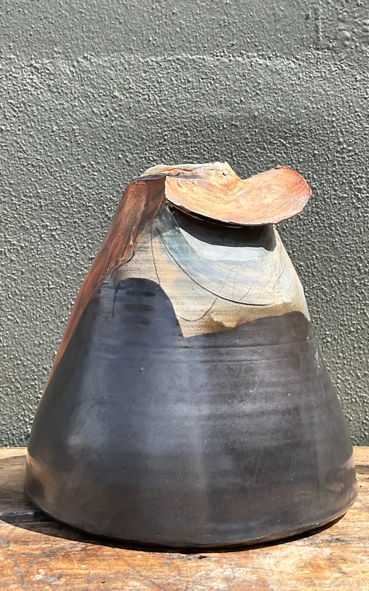 Vintage Abstract Ceramic Vase — additional photo 3