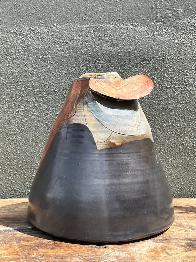 Vintage Abstract Ceramic Vase — additional photo 3
