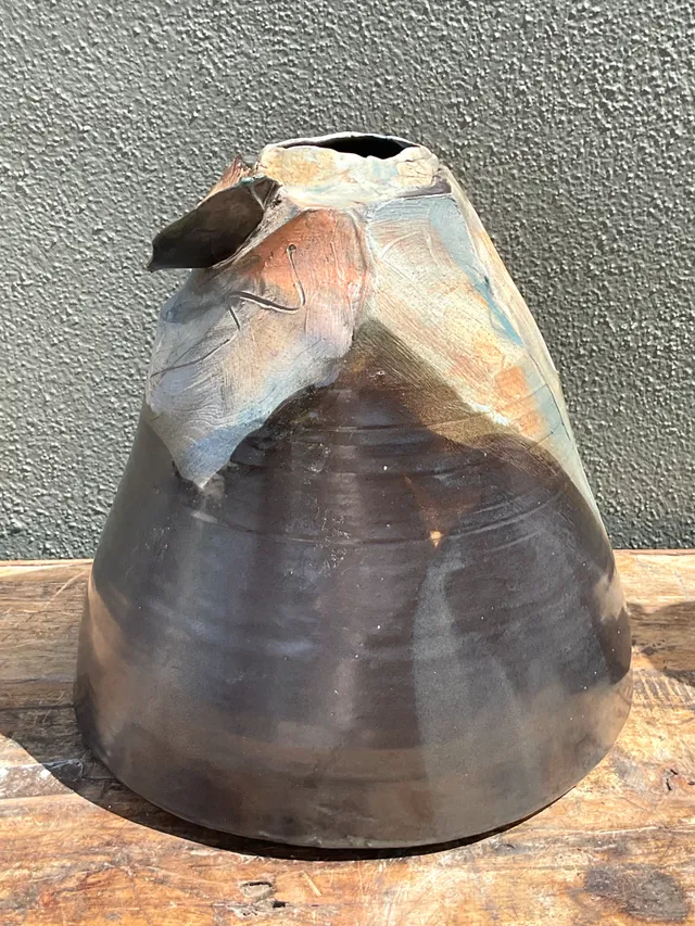 Vintage Abstract Ceramic Vase — additional photo 1