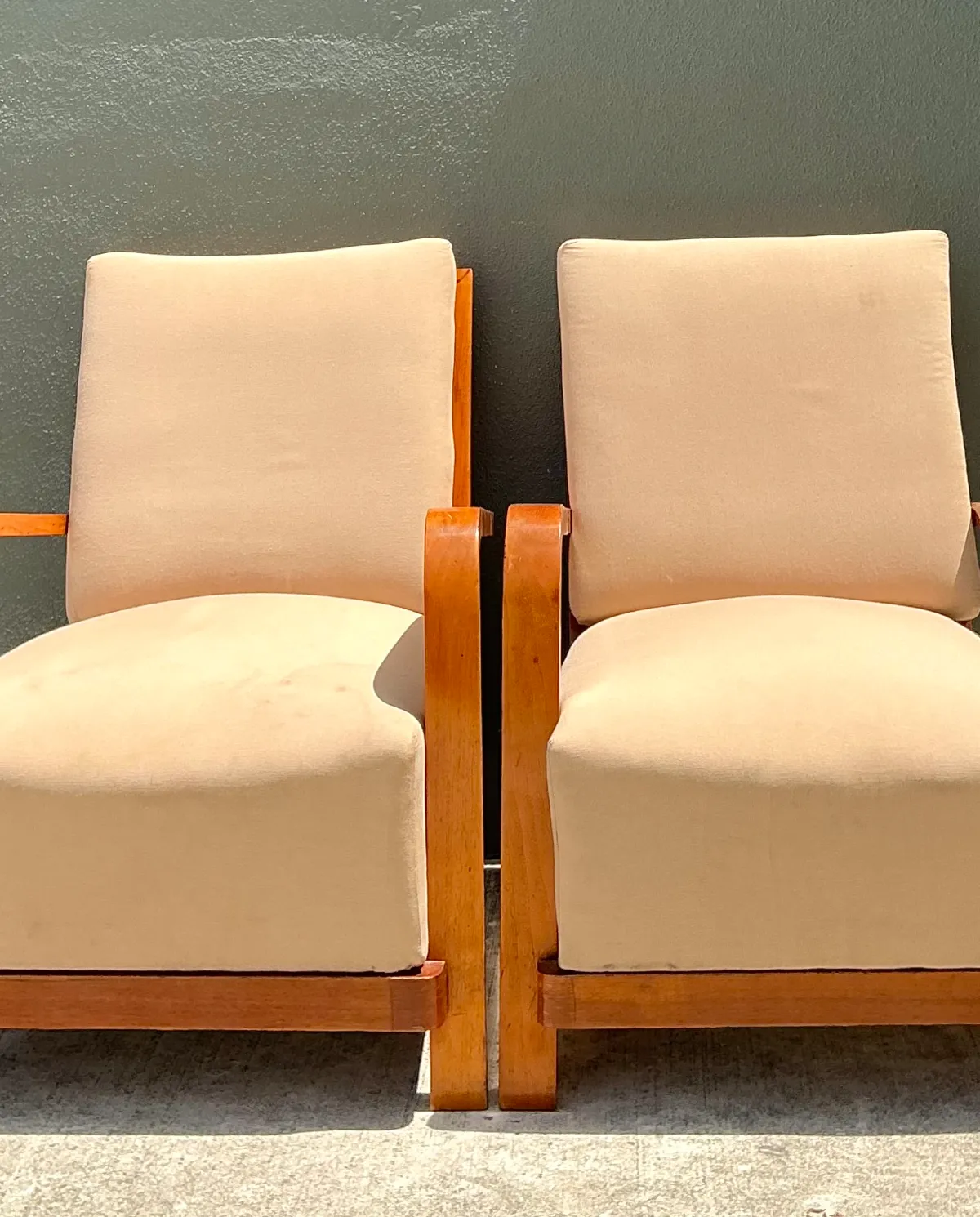 Vintage Art Deco Lounge Chairs - Pair — additional photo 3