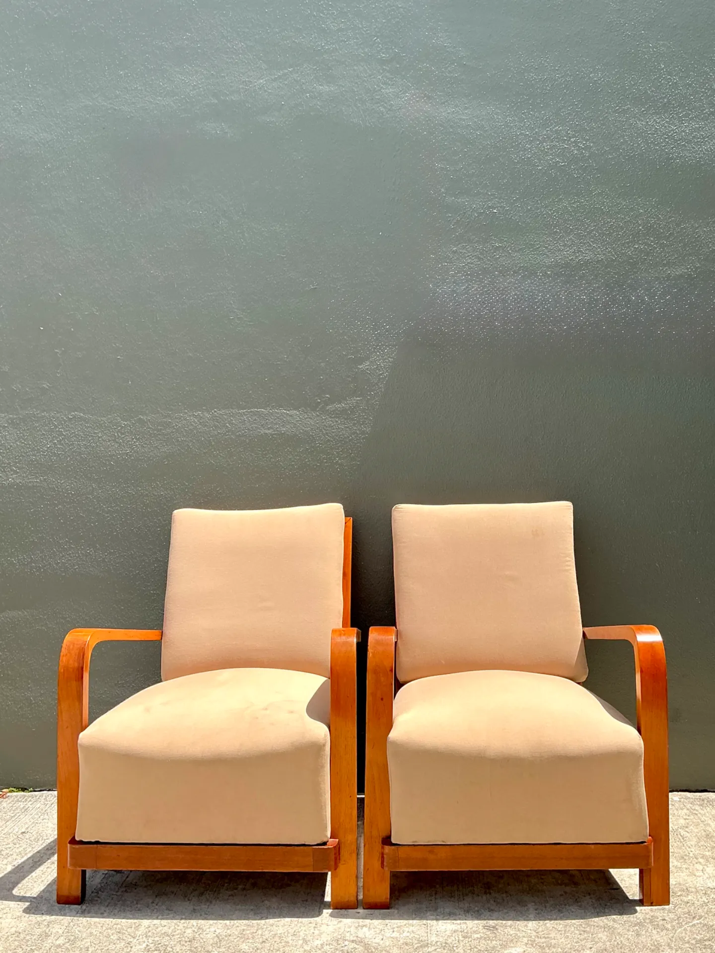 Vintage Art Deco Lounge Chairs - Pair — additional photo 5
