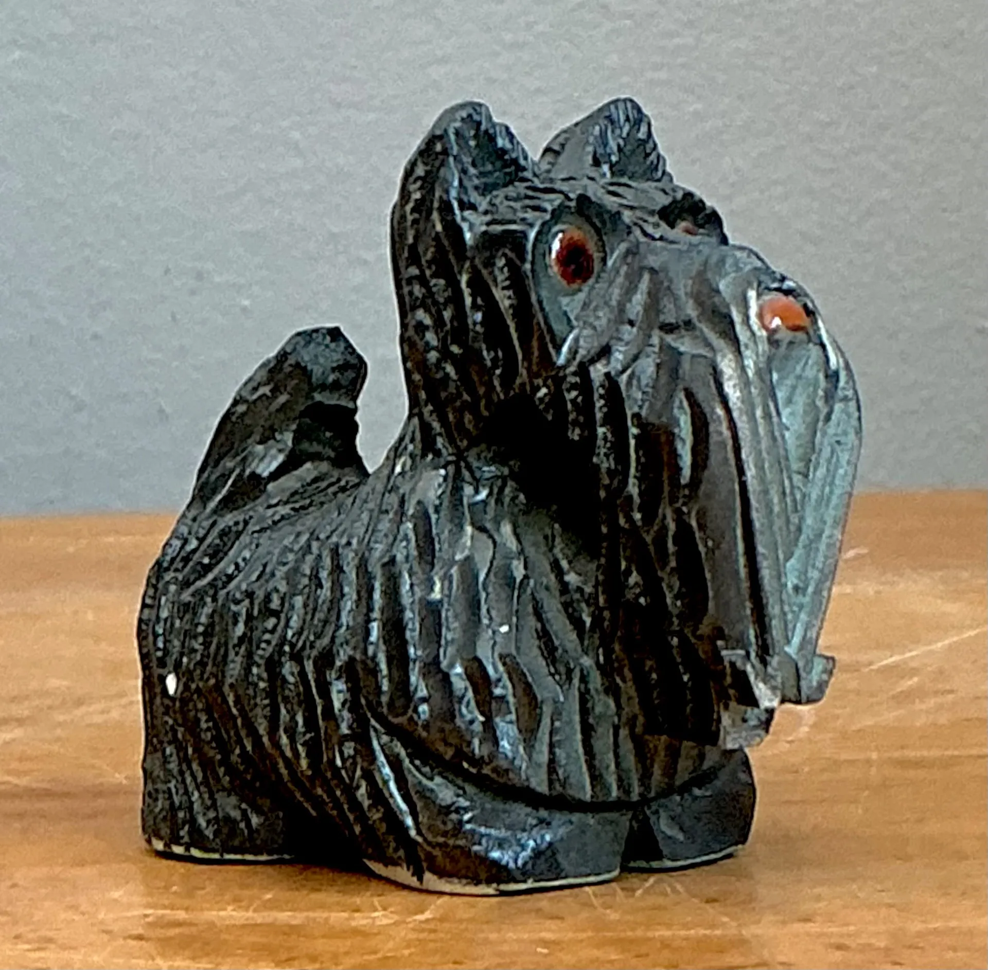 Vintage Wood Terrier Figurine — additional photo 7