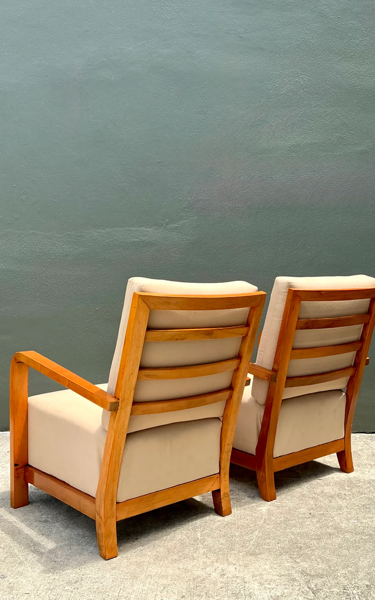 Vintage Art Deco Lounge Chairs - Pair — additional photo 4
