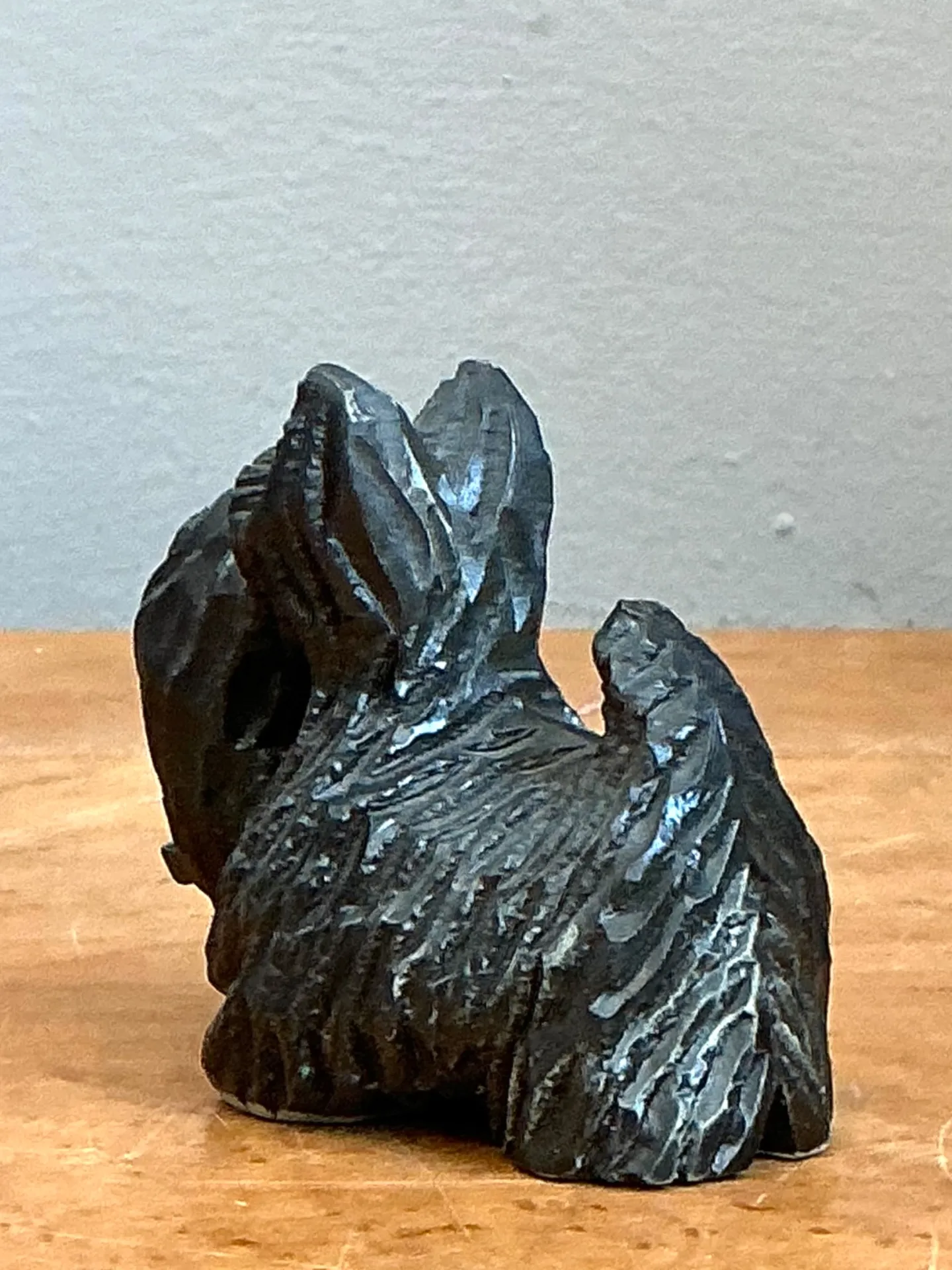 Vintage Wood Terrier Figurine — additional photo 4