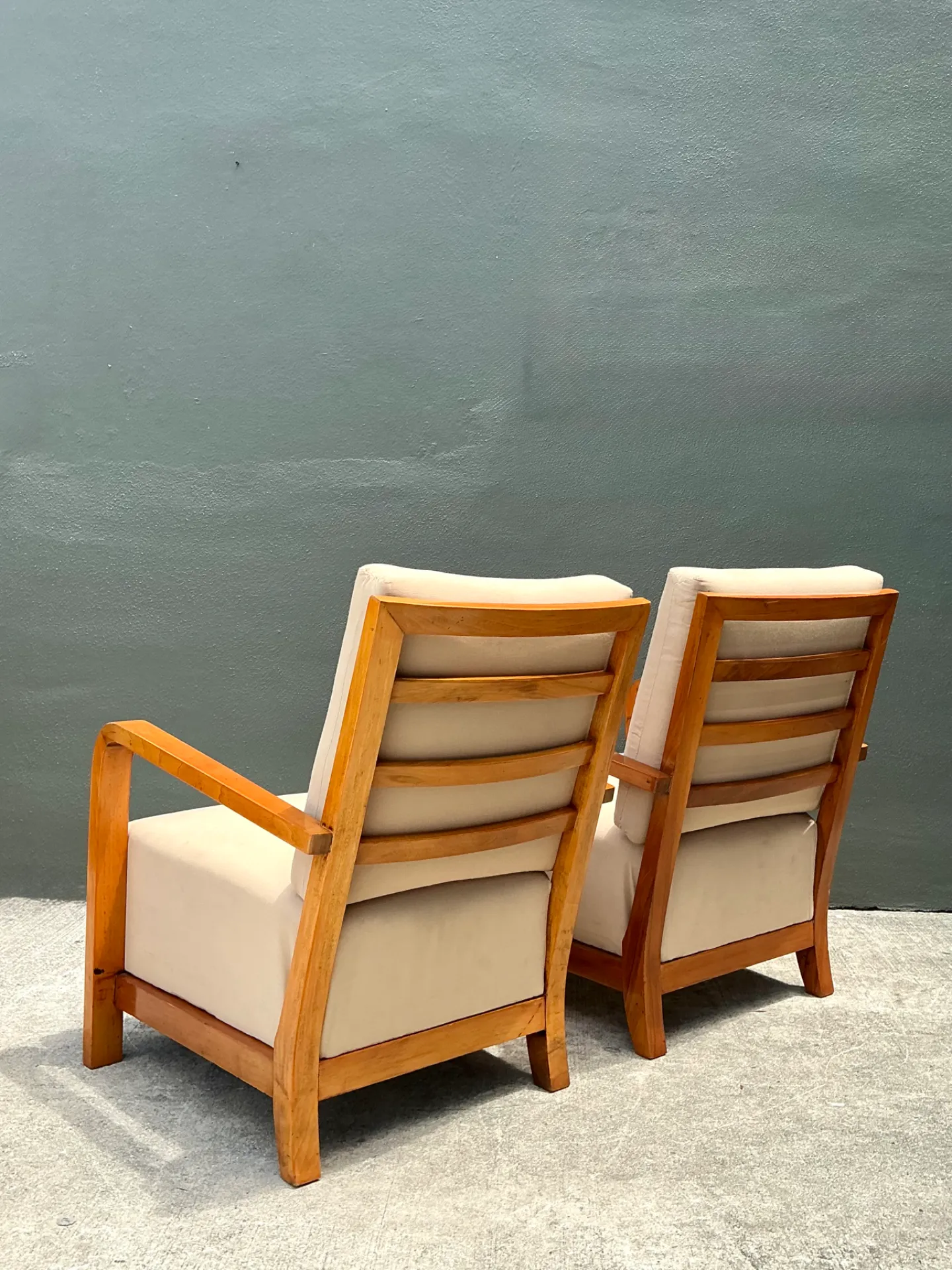 Vintage Art Deco Lounge Chairs - Pair — additional photo 7