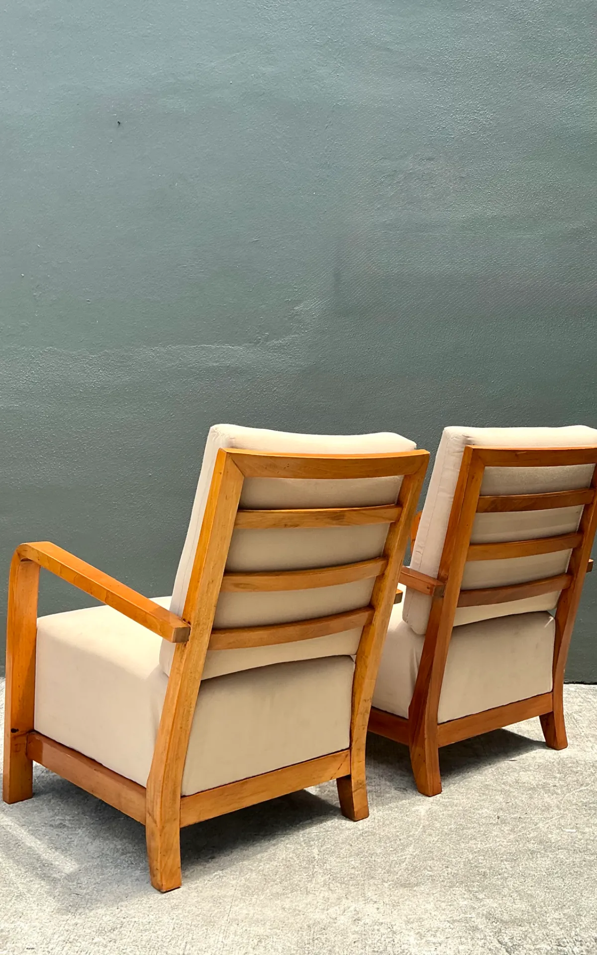 Vintage Art Deco Lounge Chairs - Pair — additional photo 7
