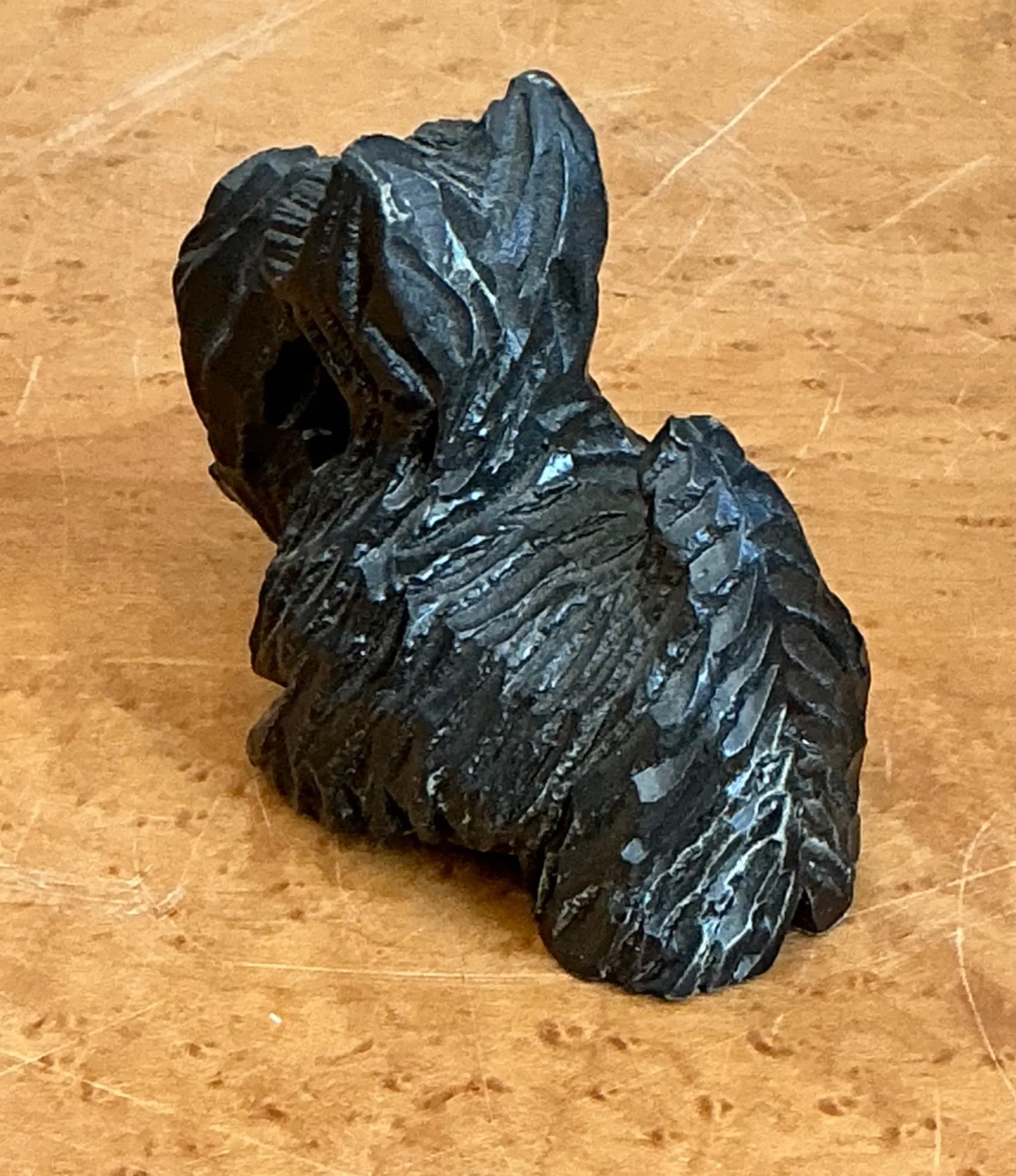 Vintage Wood Terrier Figurine — additional photo 6