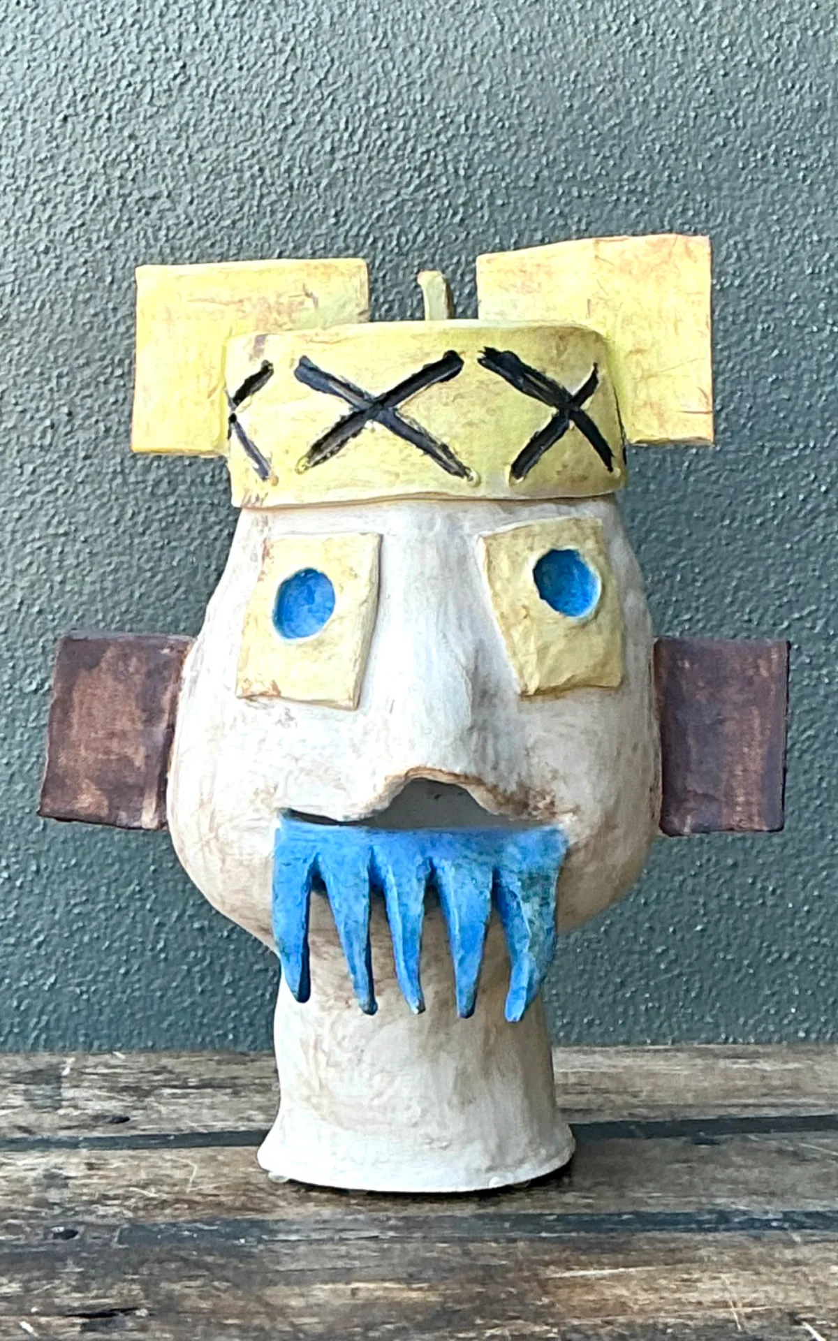Vintage Abstract Ceramic Bust Sculpture — additional photo 6
