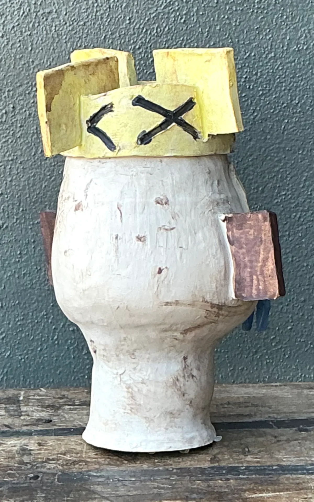 Vintage Abstract Ceramic Bust Sculpture — additional photo 3