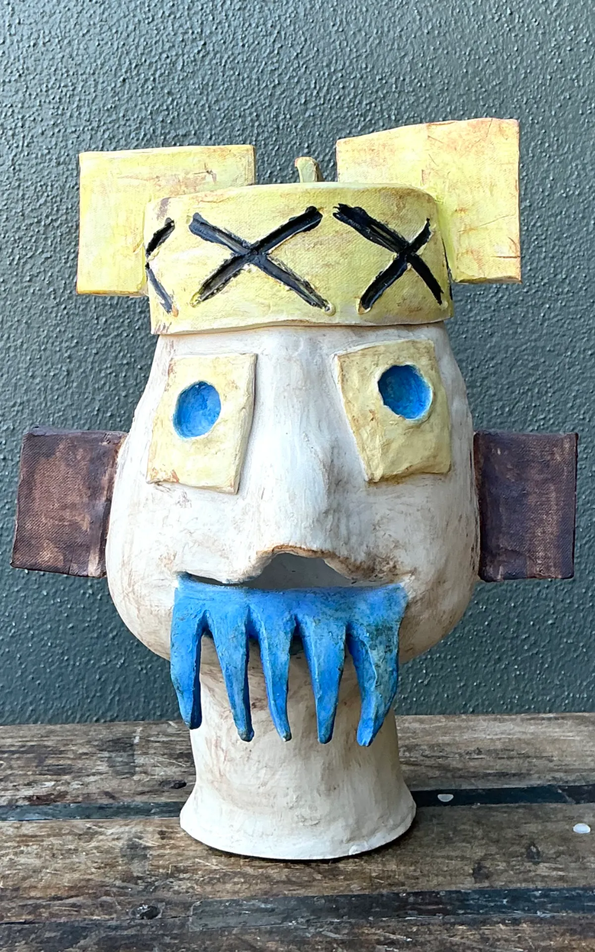 Vintage Abstract Ceramic Bust Sculpture — additional photo 4